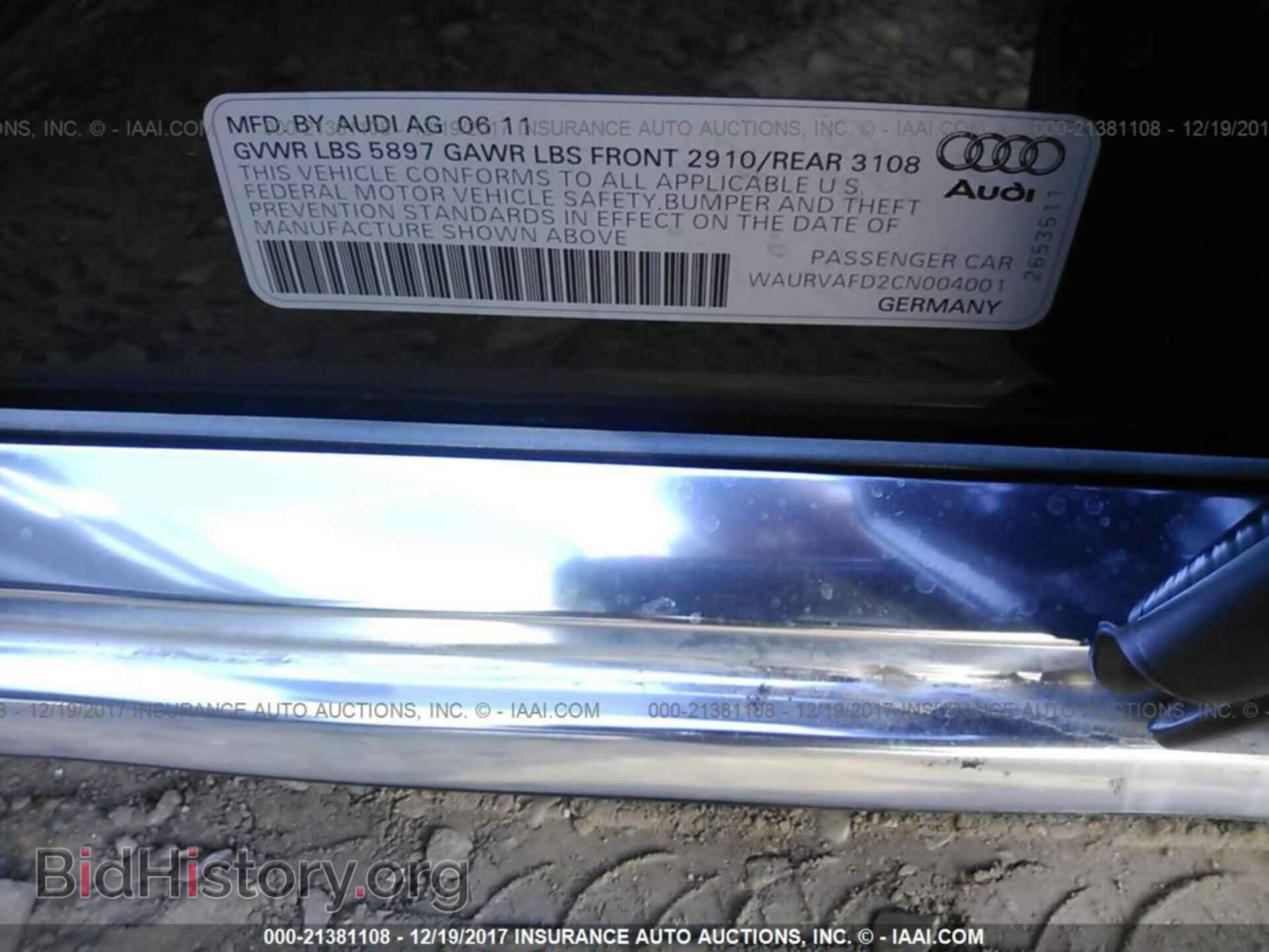 2012 Audi A8 - VIN: WAURVAFD2CN004001 - Photo 9