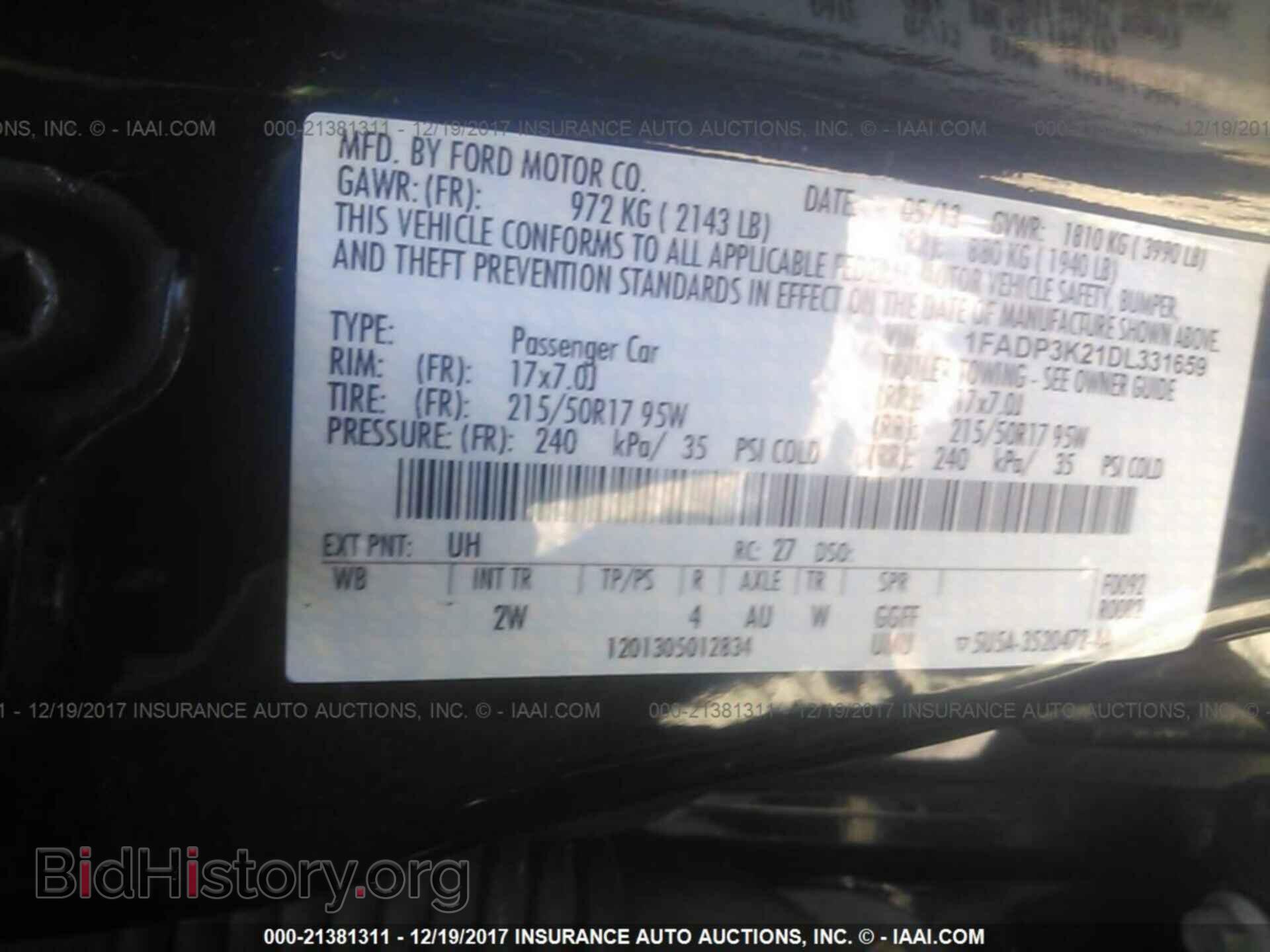 2013 Ford Focus - VIN: 1FADP3K21DL331659 - Photo 9