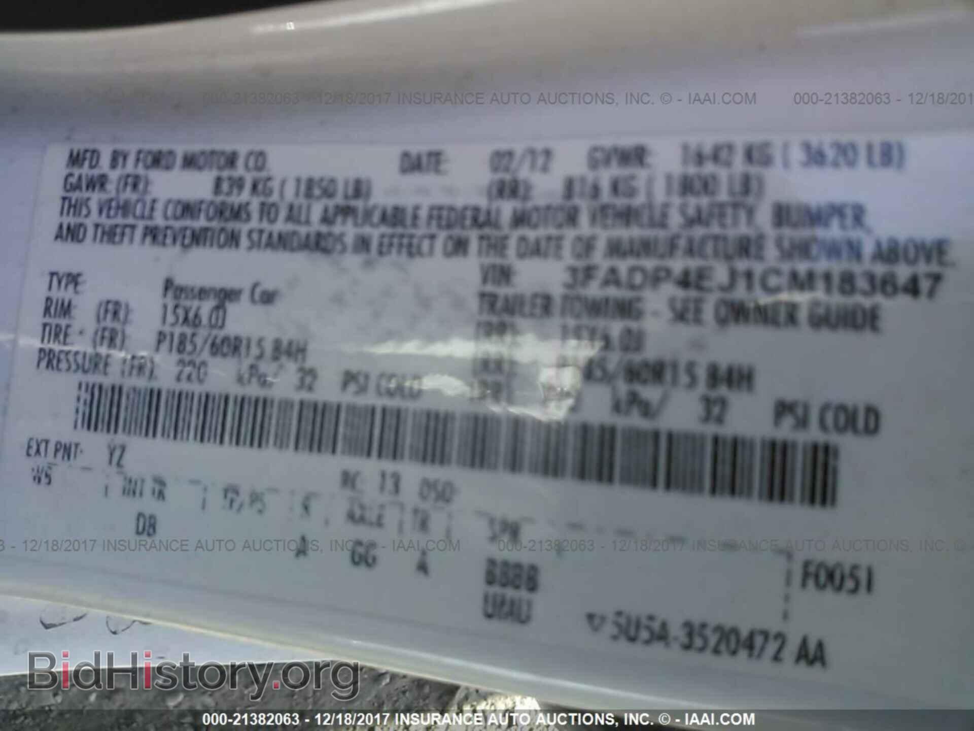 2012 Ford Fiesta - VIN: 3FADP4EJ1CM183647 - Photo 9