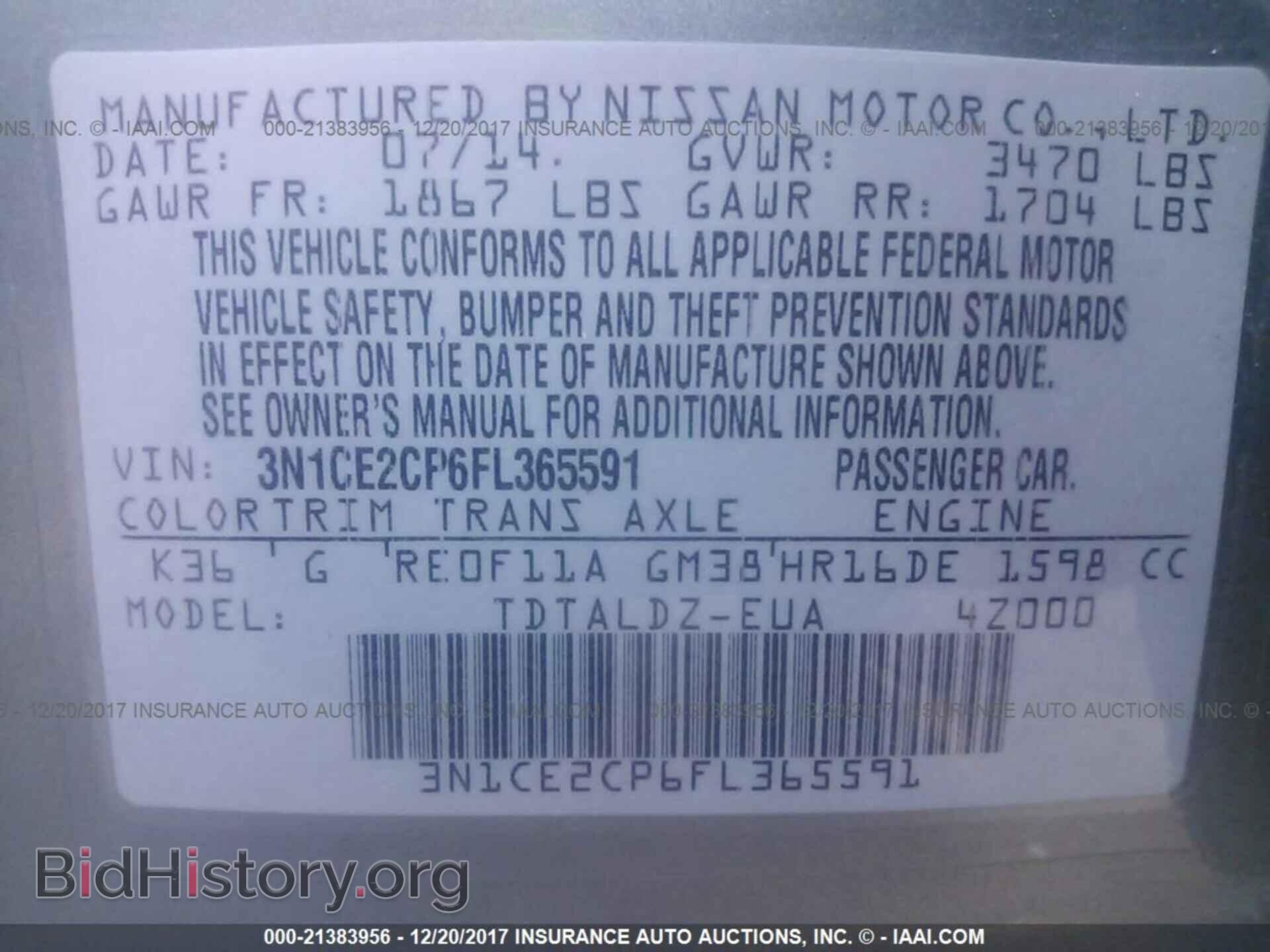 2015 Nissan Versa note - VIN: 3N1CE2CP6FL365591 - Photo 9