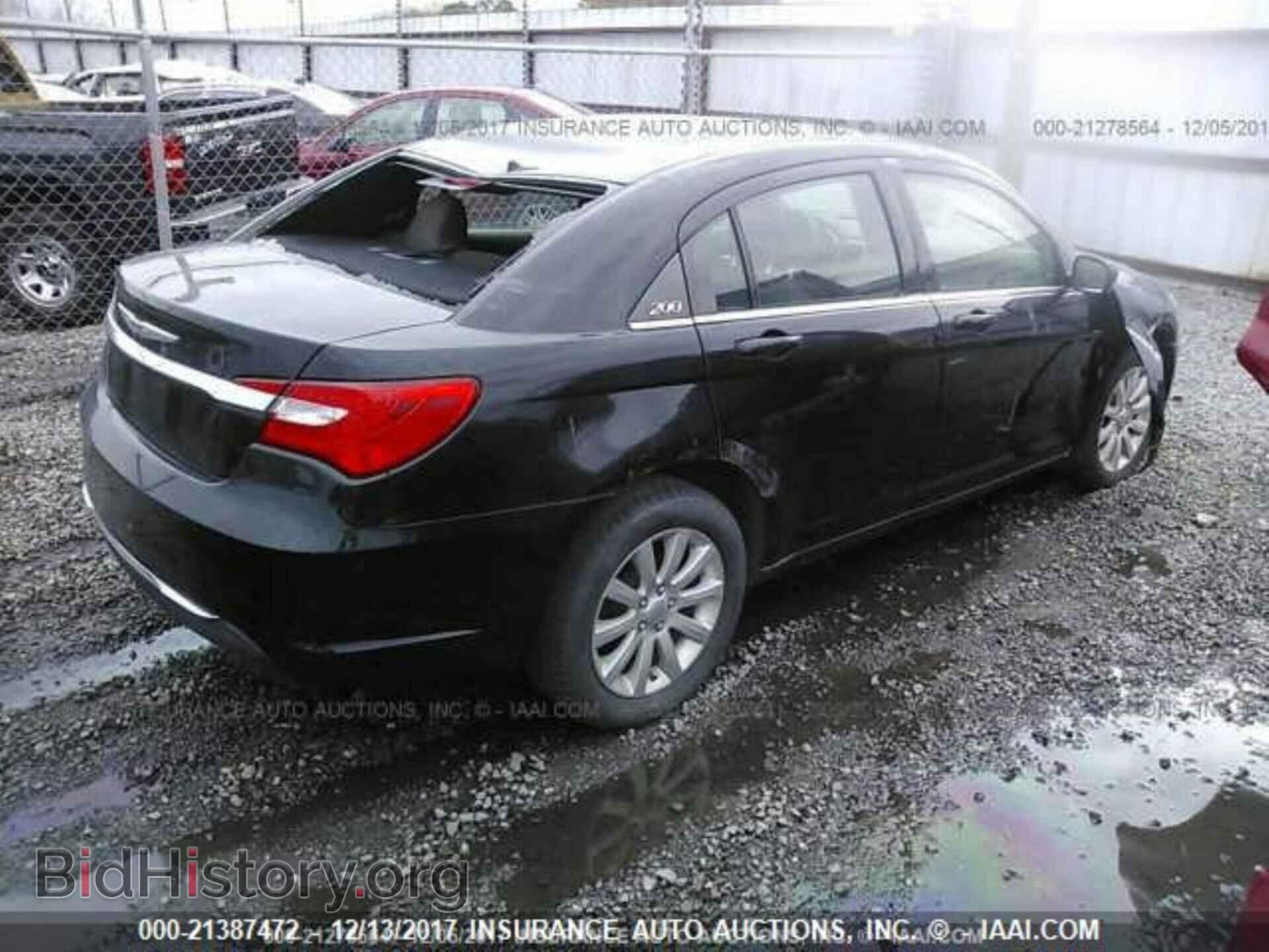 2012 Chrysler 200 - VIN: 1C3CCBBB1CN105205 - Фото 4
