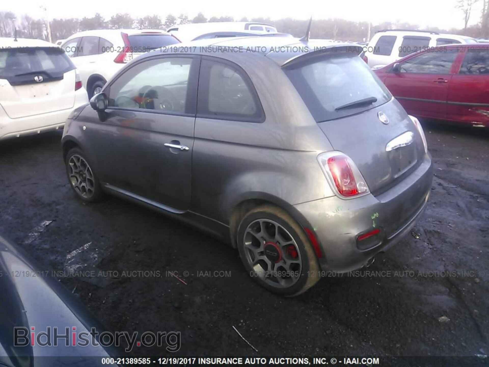 2012 Fiat 500 - VIN: 3C3CFFBR4CT352830 - Фото 3