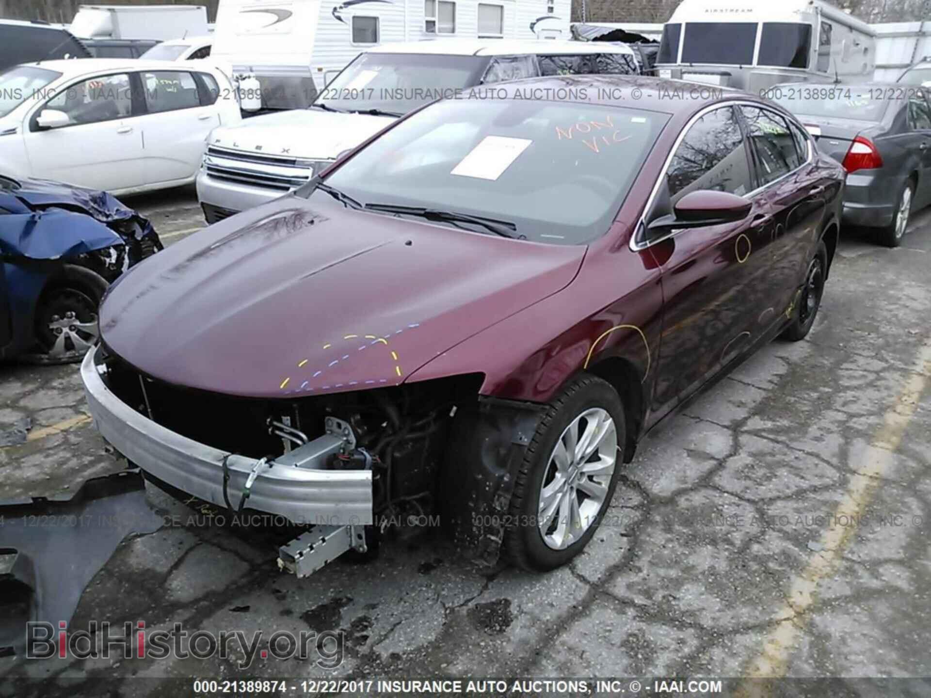 2015 Chrysler 200 - VIN: 1C3CCCAB3FN602803 - Photo 2
