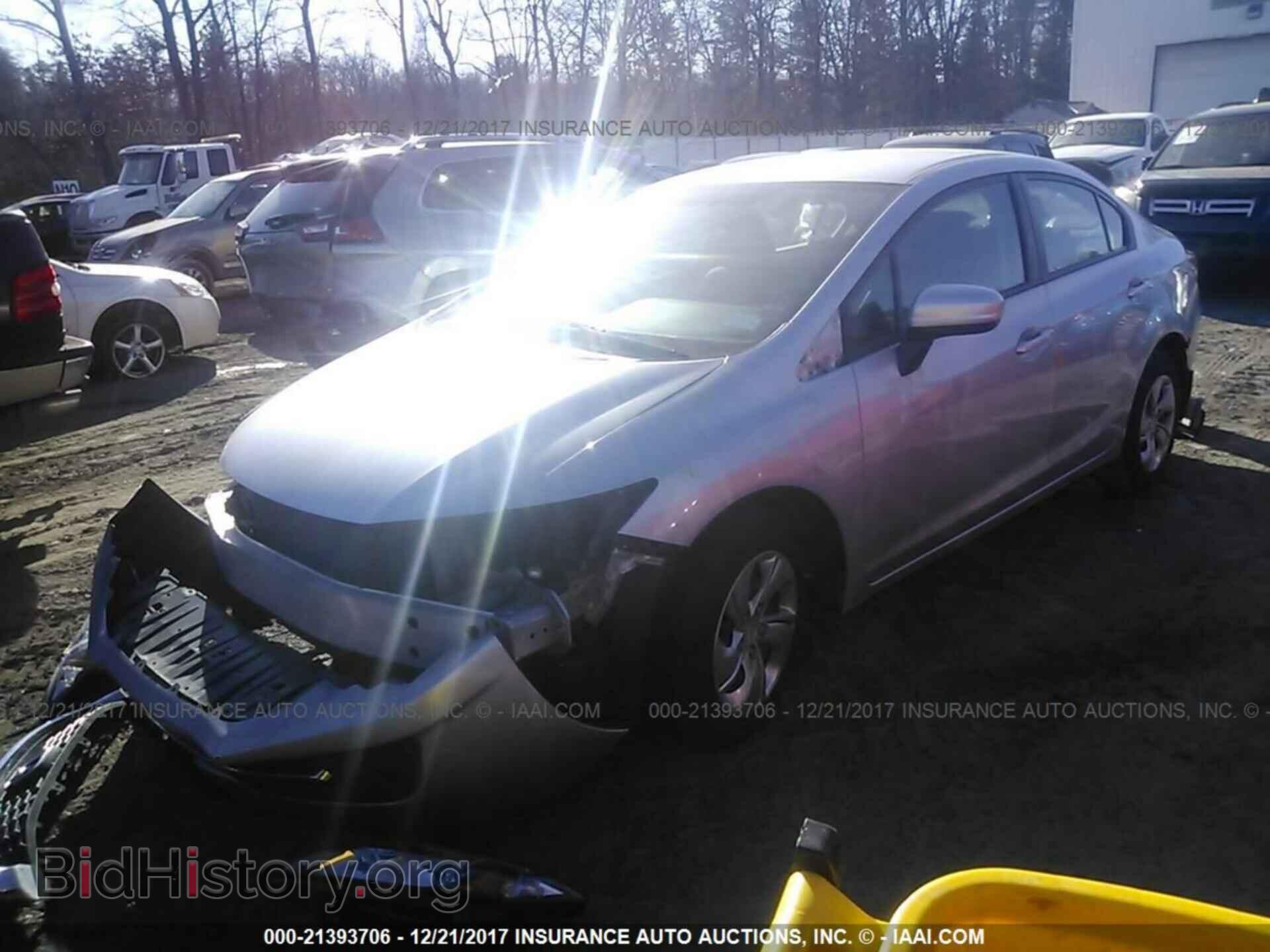 2014 Honda Civic - VIN: 2HGFB2E50EH545463 - Фото 2