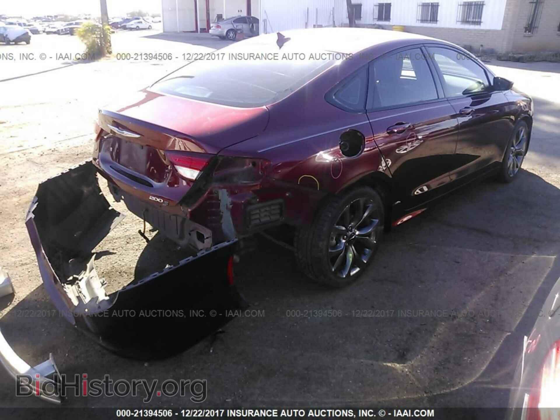 2015 Chrysler 200 - VIN: 1C3CCCBB4FN528614 - Photo 4