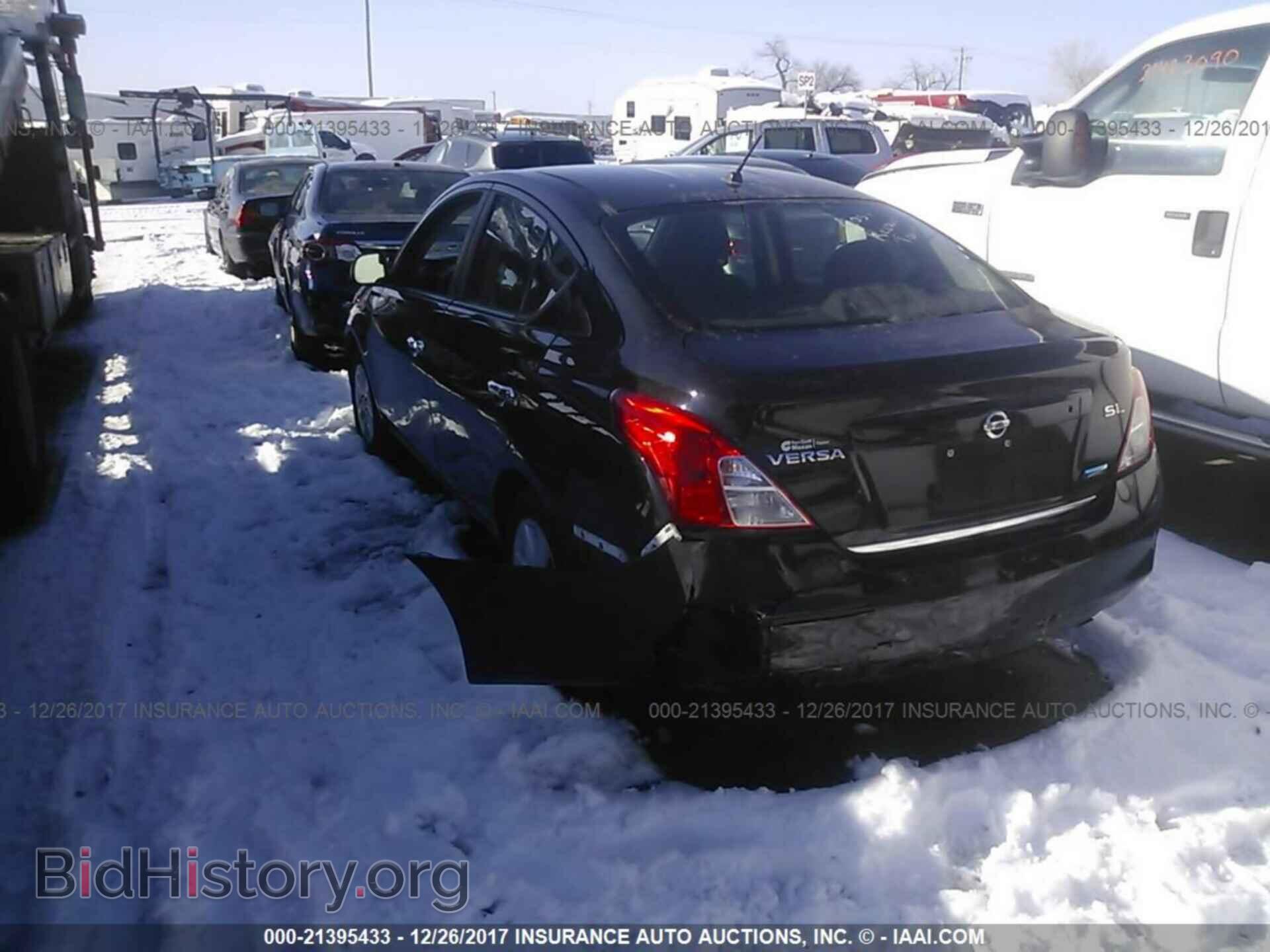 2012 Nissan Versa - VIN: 3N1CN7AP1CL861457 - Фото 3