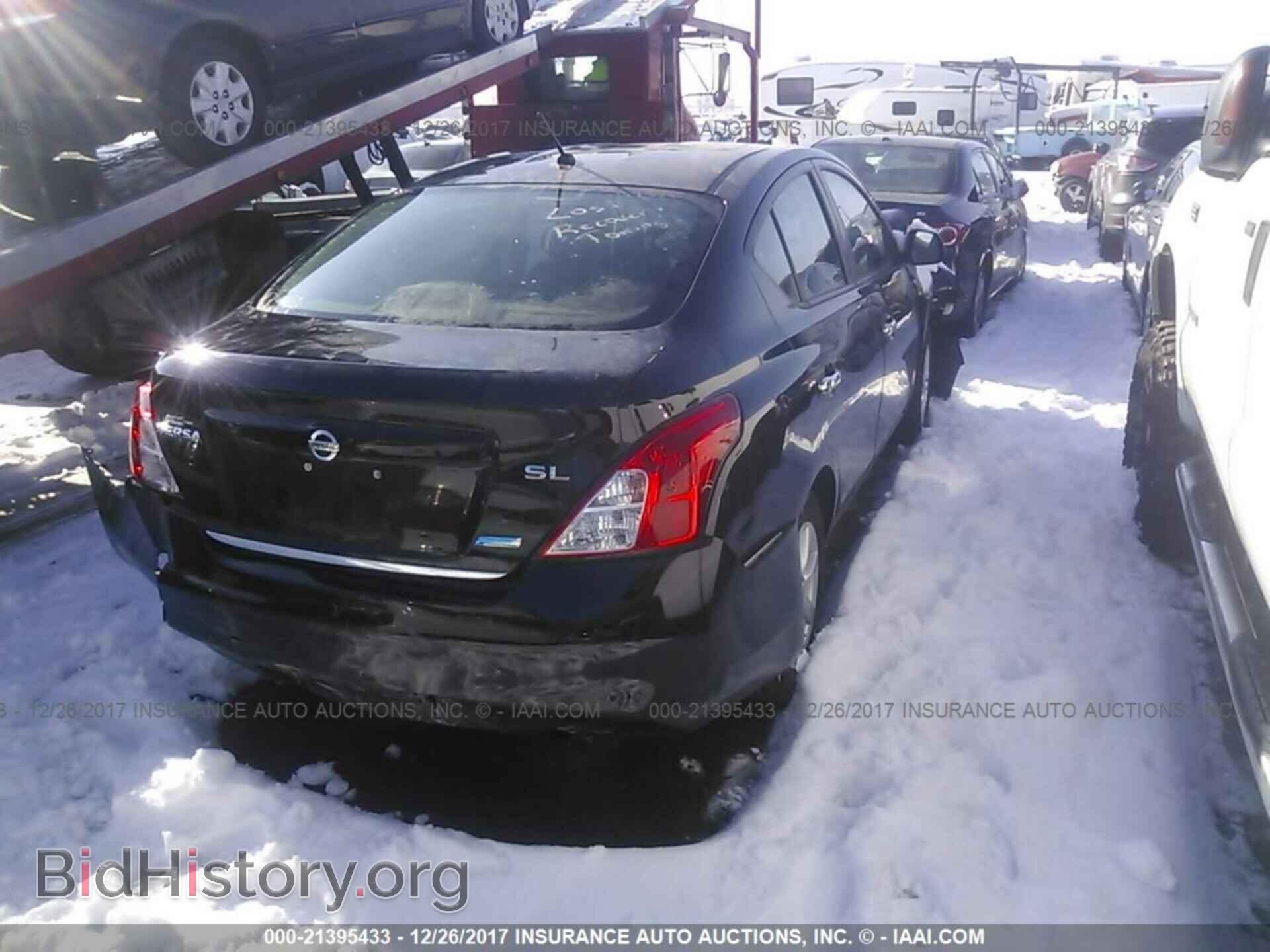 2012 Nissan Versa - VIN: 3N1CN7AP1CL861457 - Фото 4