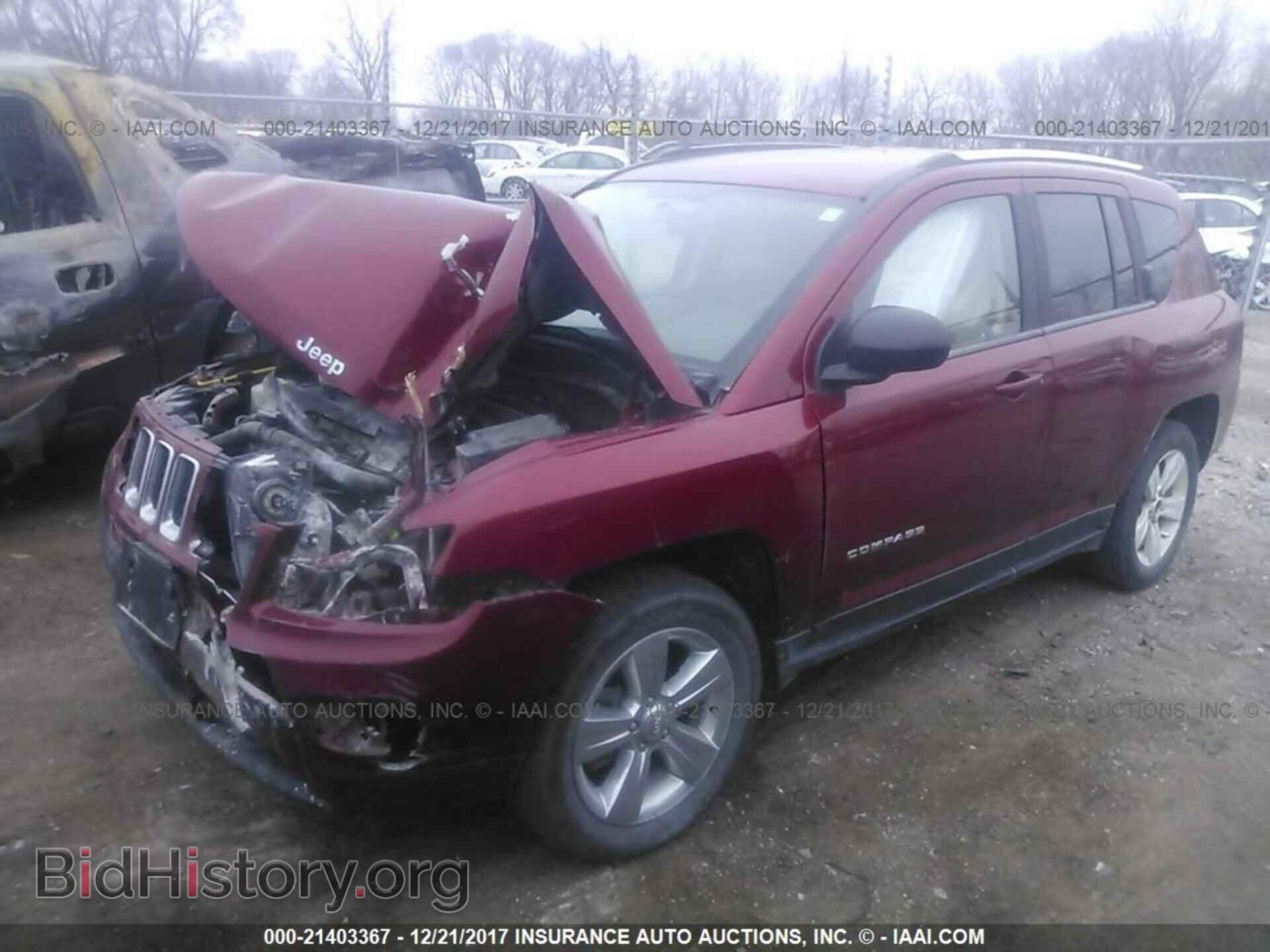 2014 JEEP COMPASS - VIN: 1C4NJDBB4ED625283 - Фото 2