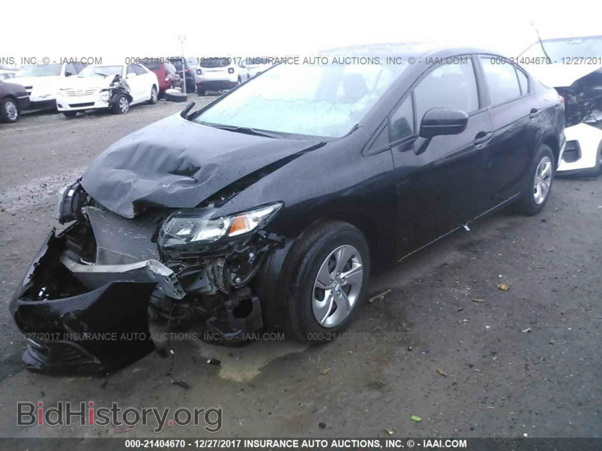 2014 Honda Civic - VIN: 19XFB2F57EE036883 - Фото 2