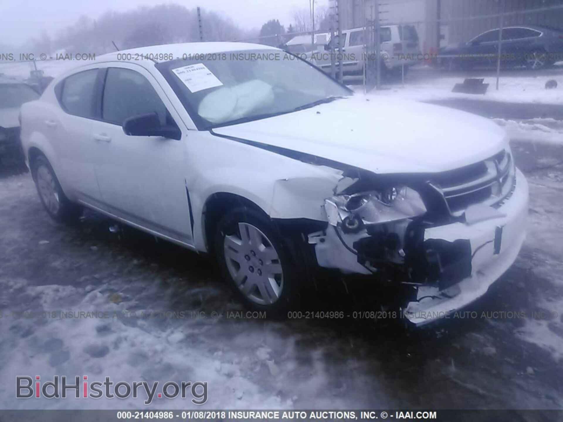 Photo 1C3CDZAB2CN194452 - Dodge Avenger 2012