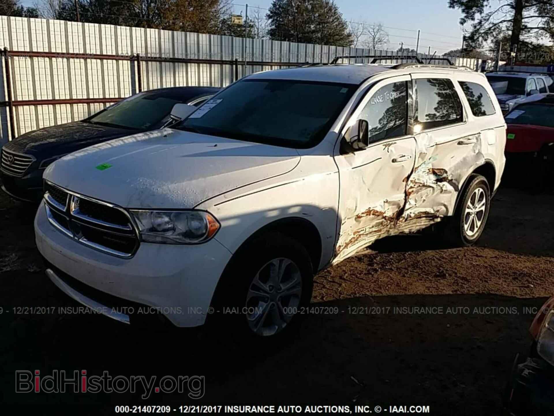 2012 Dodge Durango - VIN: 1C4RDHDG1CC265594 - Фото 2