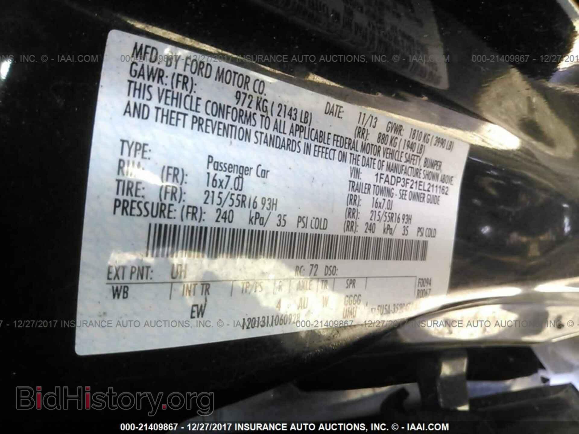 2014 Ford Focus - VIN: 1FADP3F21EL211162 - Photo 9
