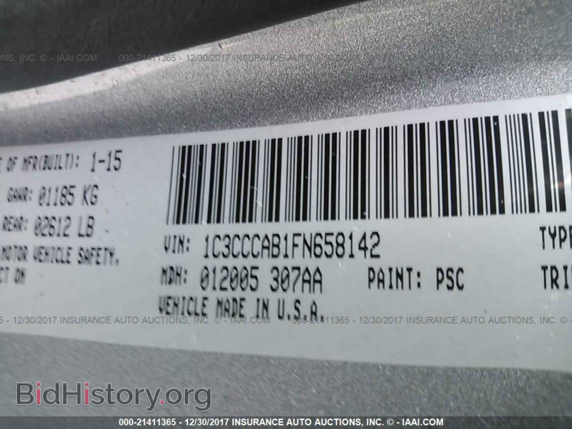 2015 Chrysler 200 - VIN: 1C3CCCAB1FN658142 - Photo 9