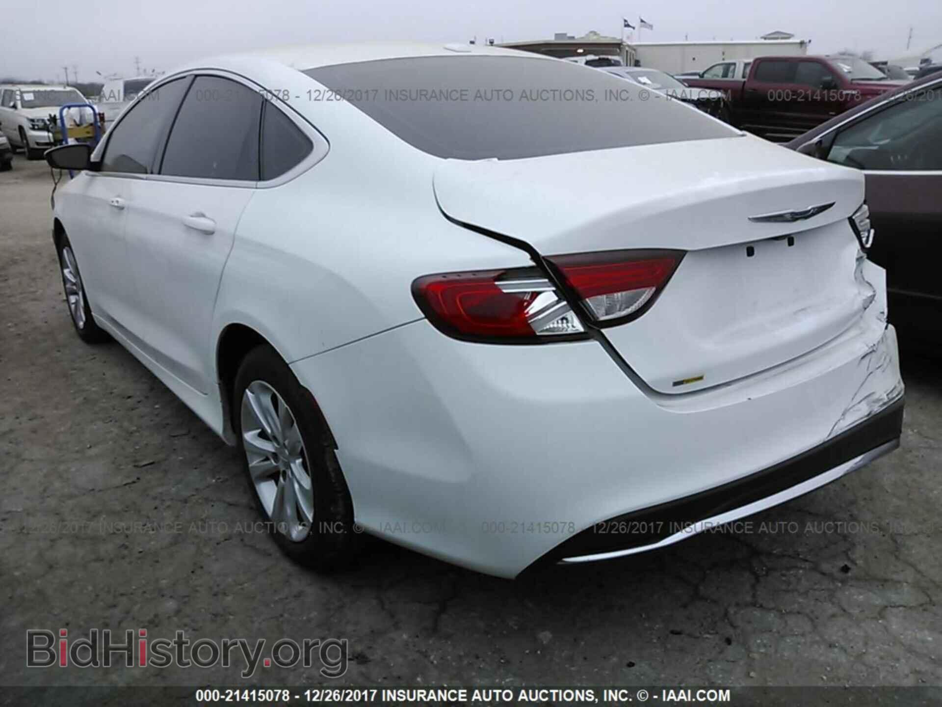 2016 Chrysler 200 - VIN: 1C3CCCAB3GN110726 - Фото 3