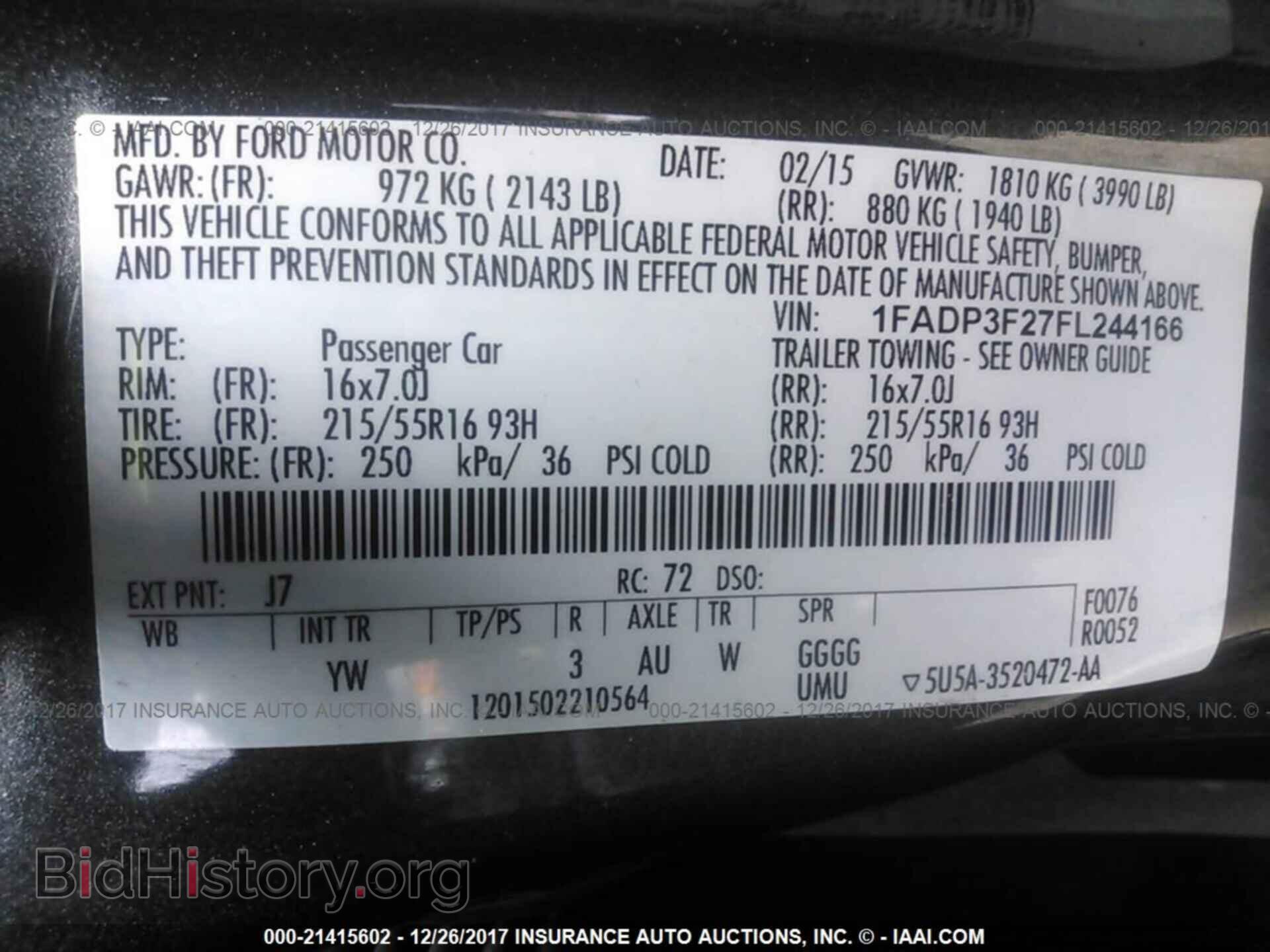 2015 Ford Focus - VIN: 1FADP3F27FL244166 - Photo 9