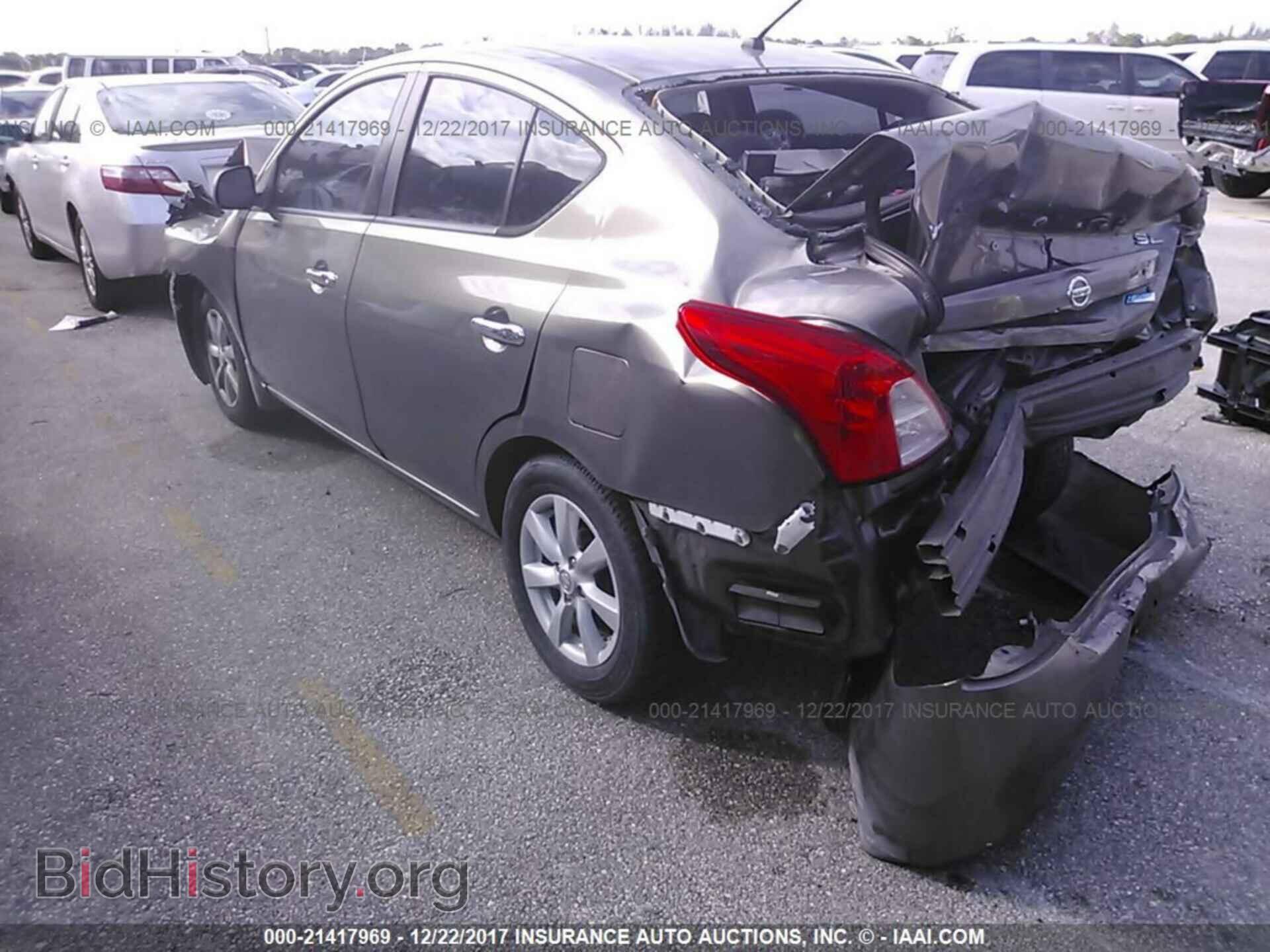 2012 Nissan Versa - VIN: 3N1CN7AP1CL855979 - Фото 3