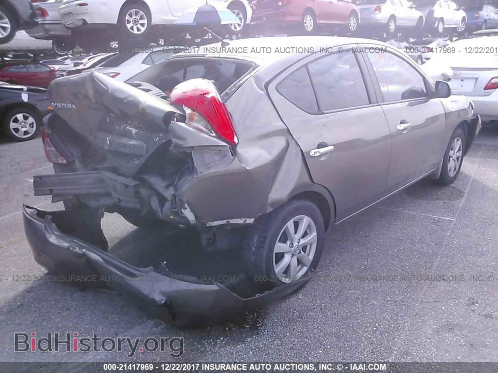 2012 Nissan Versa - VIN: 3N1CN7AP1CL855979 - Фото 4
