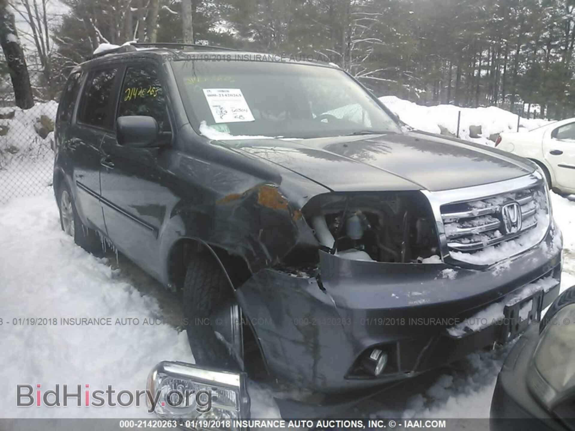Фотография 5FNYF4H54EB006627 - Honda Pilot 2014