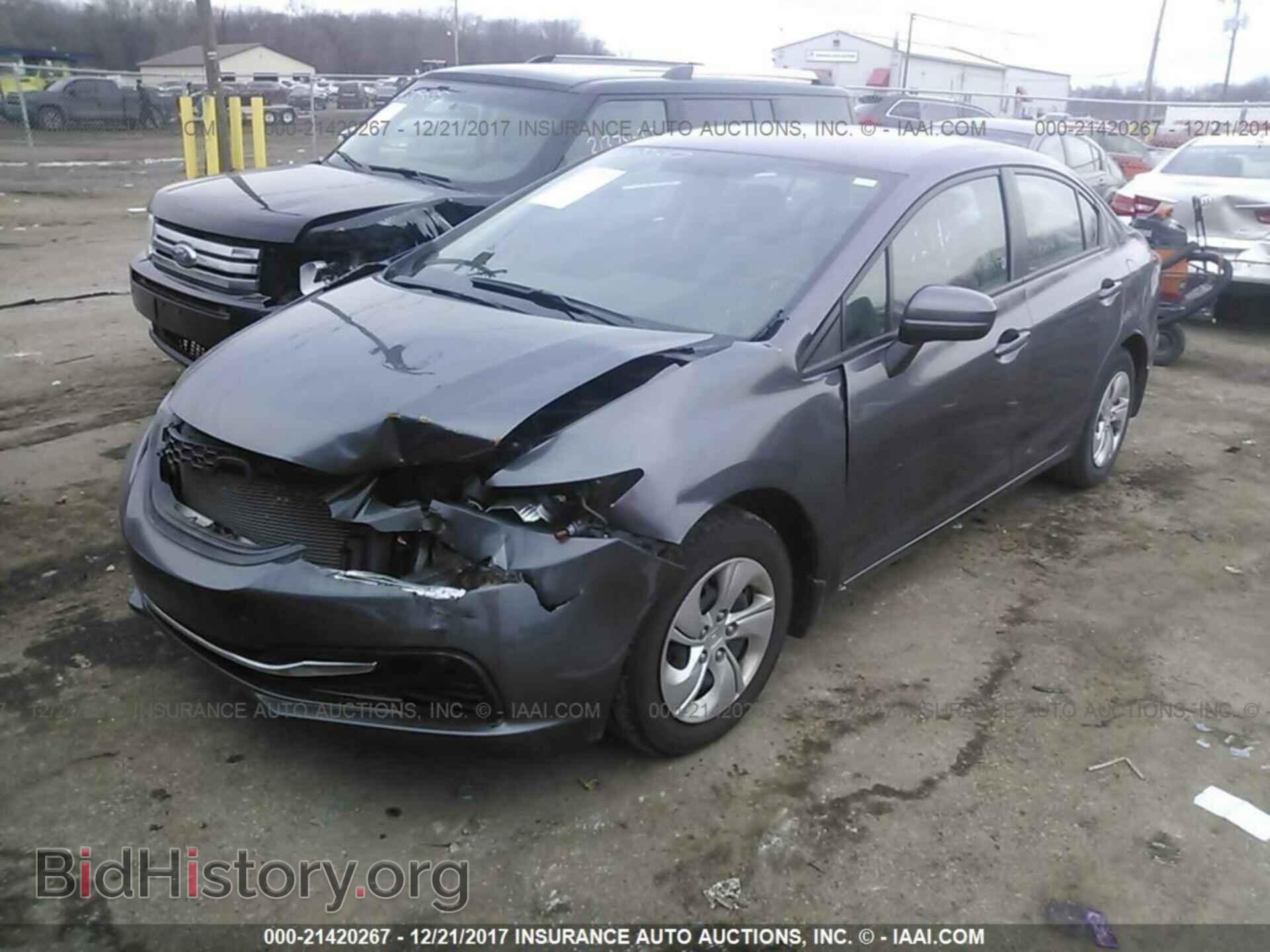 2014 Honda Civic - VIN: 19XFB2F50EE005698 - Фото 2