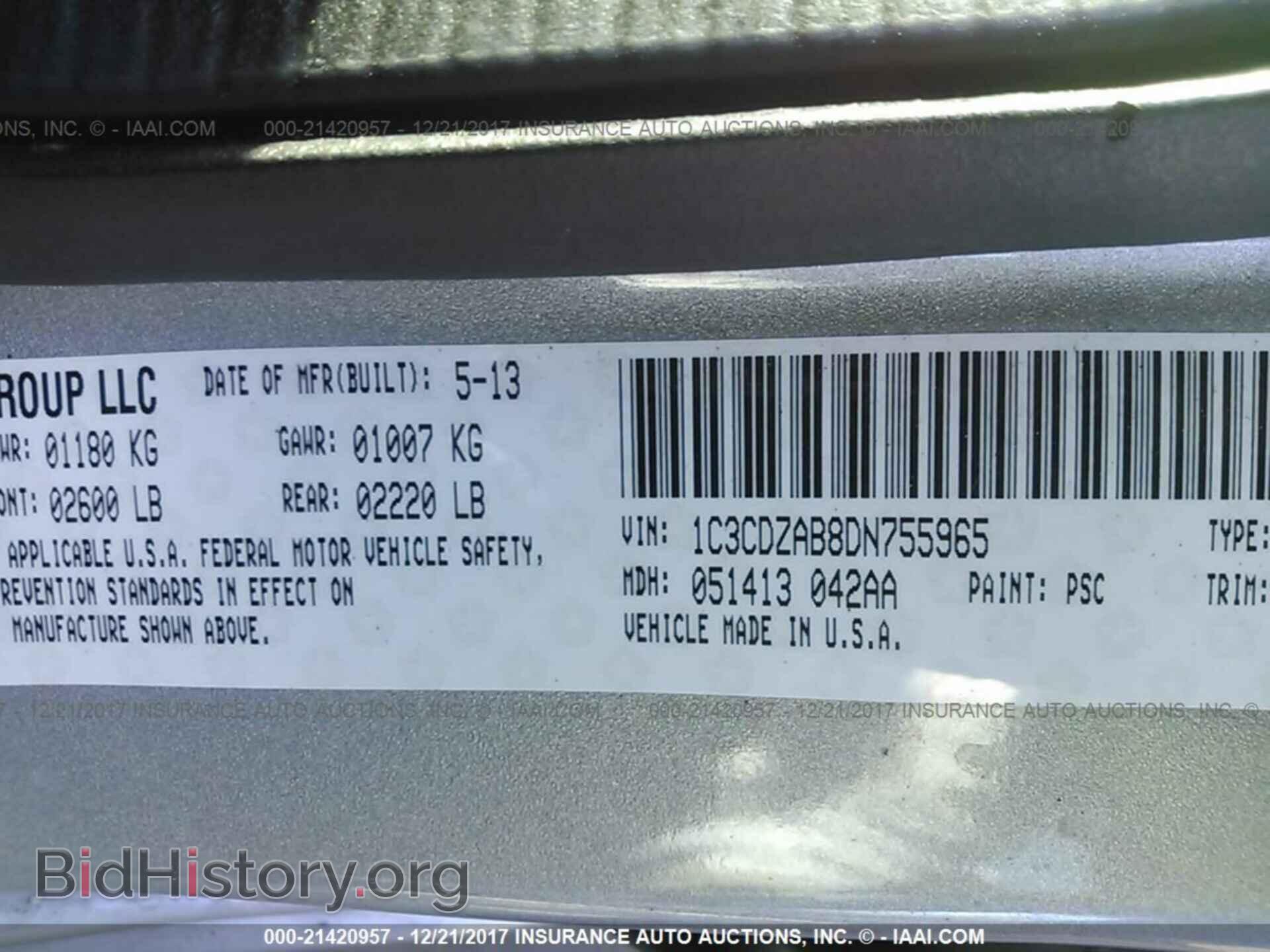 2013 Dodge Avenger - VIN: 1C3CDZAB8DN755965 - Photo 9