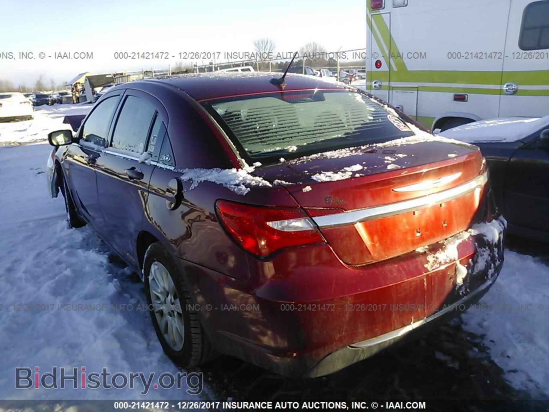 2012 Chrysler 200 - VIN: 1C3CCBABXCN172418 - Фото 3