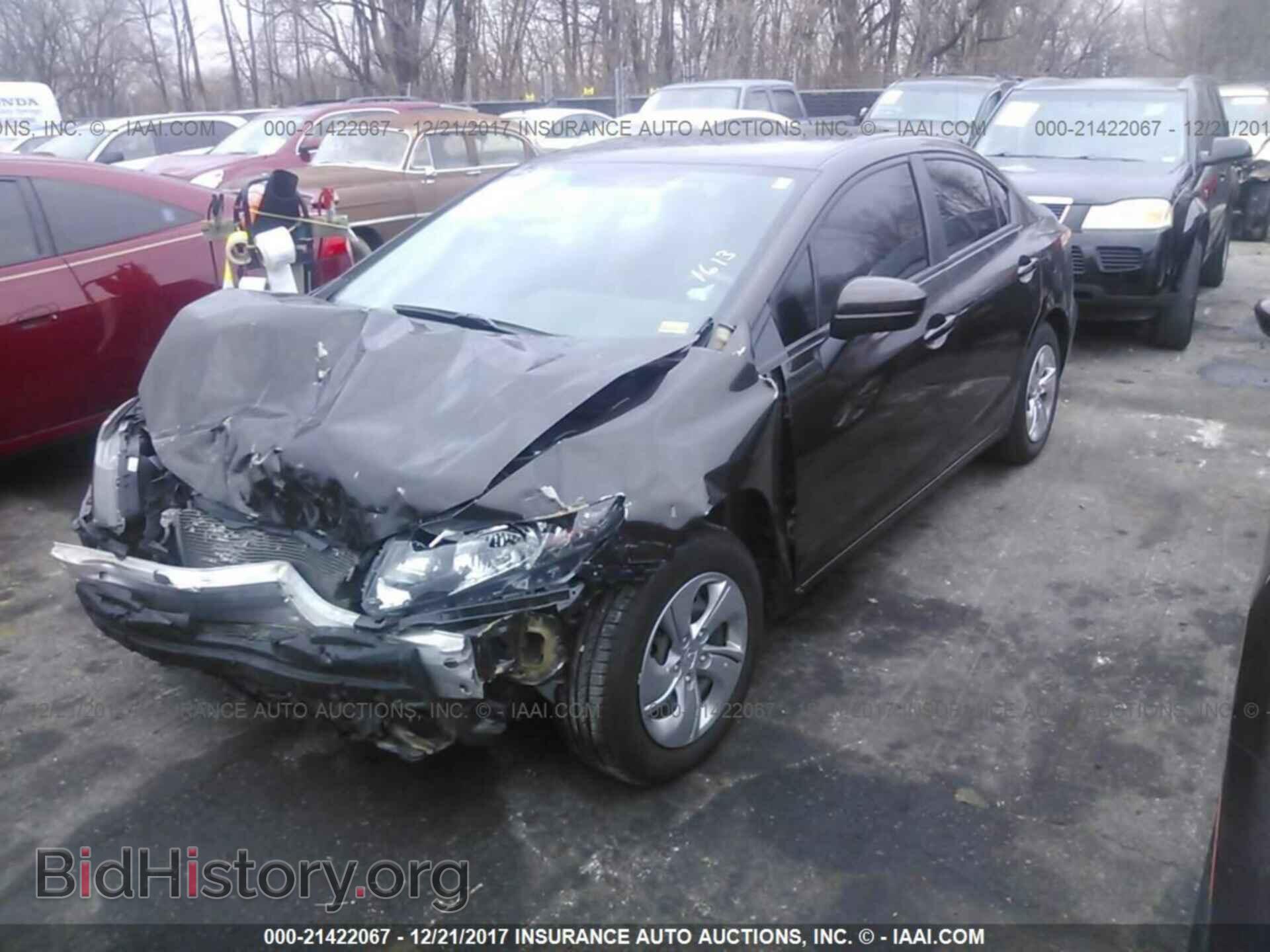 2014 Honda Civic - VIN: 2HGFB2F57EH521613 - Фото 2