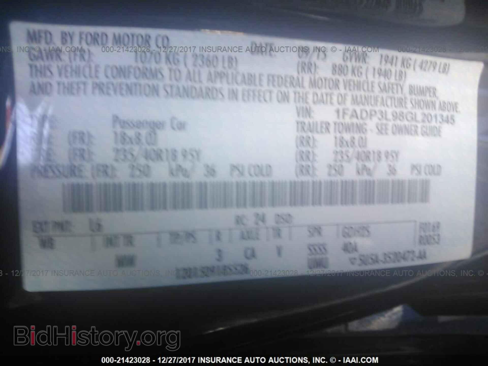2016 Ford Focus - VIN: 1FADP3L98GL201345 - Photo 9