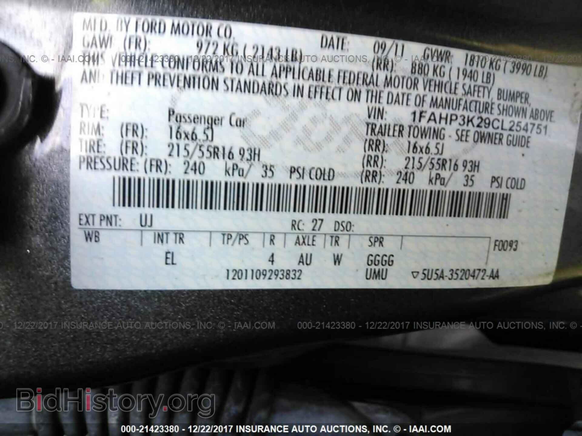 2012 Ford Focus - VIN: 1FAHP3K29CL254751 - Photo 9