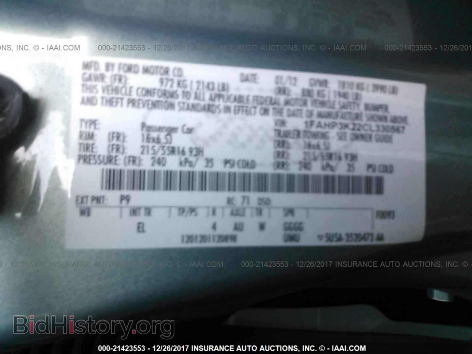 2012 Ford Focus - VIN: 1FAHP3K22CL330567 - Photo 9