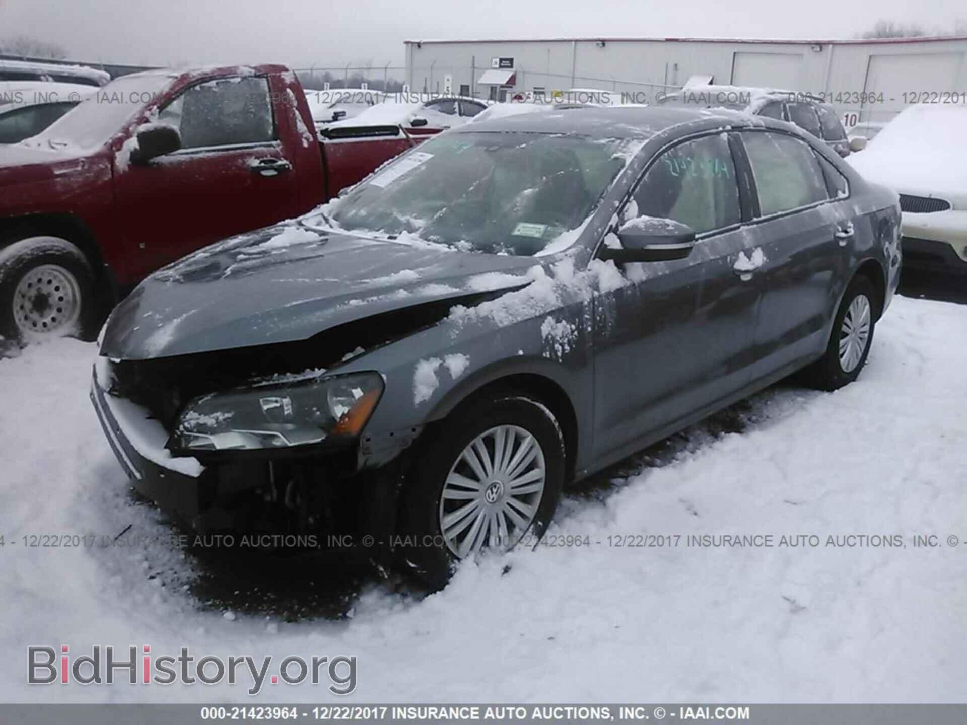 2015 Volkswagen Passat - VIN: 1VWAT7A3XFC095524 - Фото 2