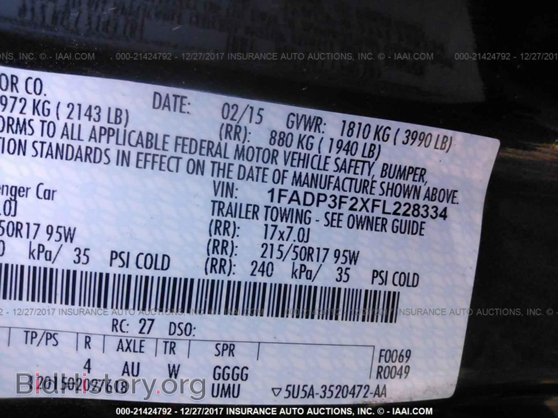 2015 Ford Focus - VIN: 1FADP3F2XFL228334 - Photo 9