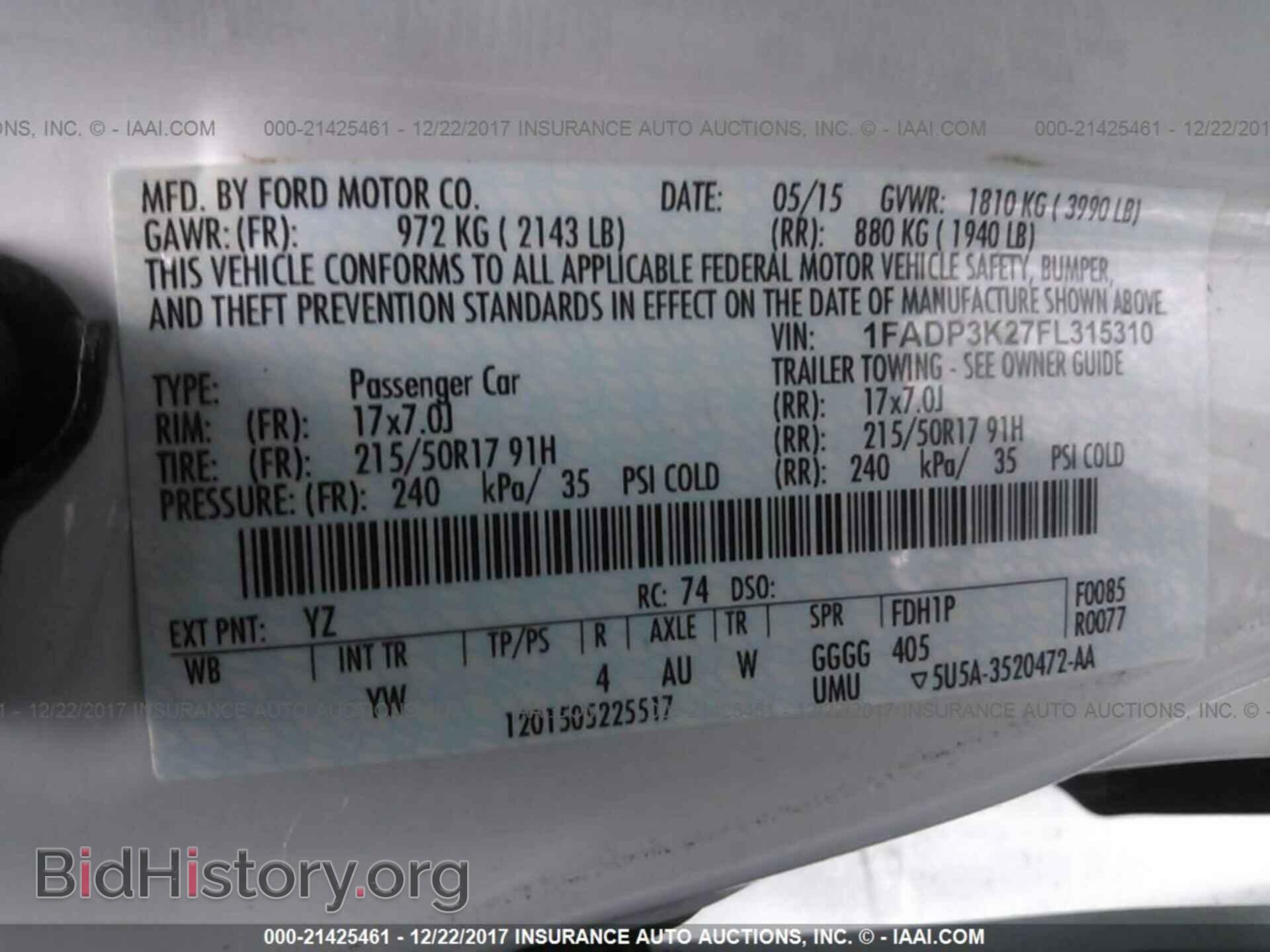 2015 Ford Focus - VIN: 1FADP3K27FL315310 - Photo 9