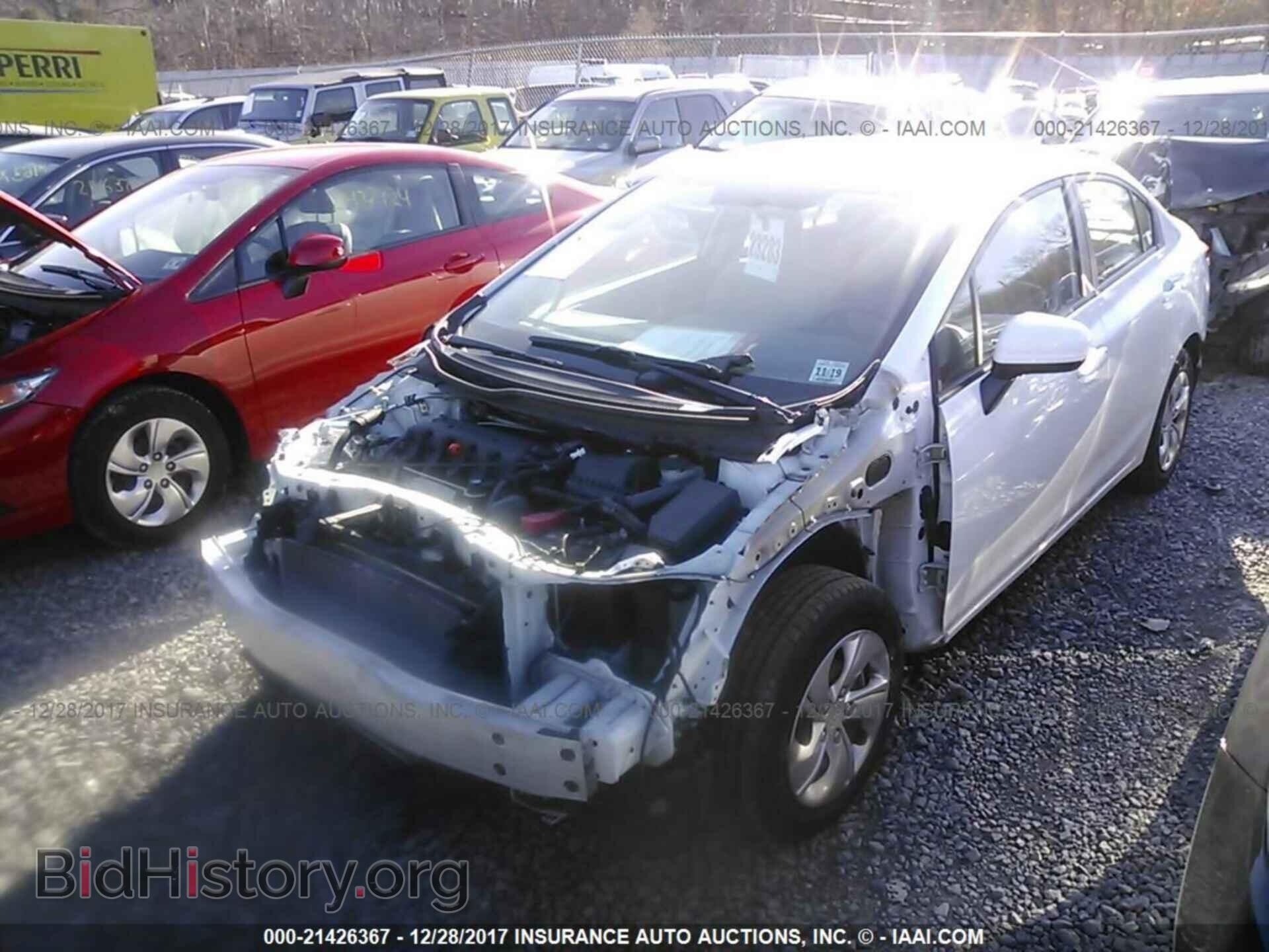 2014 Honda Civic - VIN: 2HGFB2F59EH553883 - Фото 2