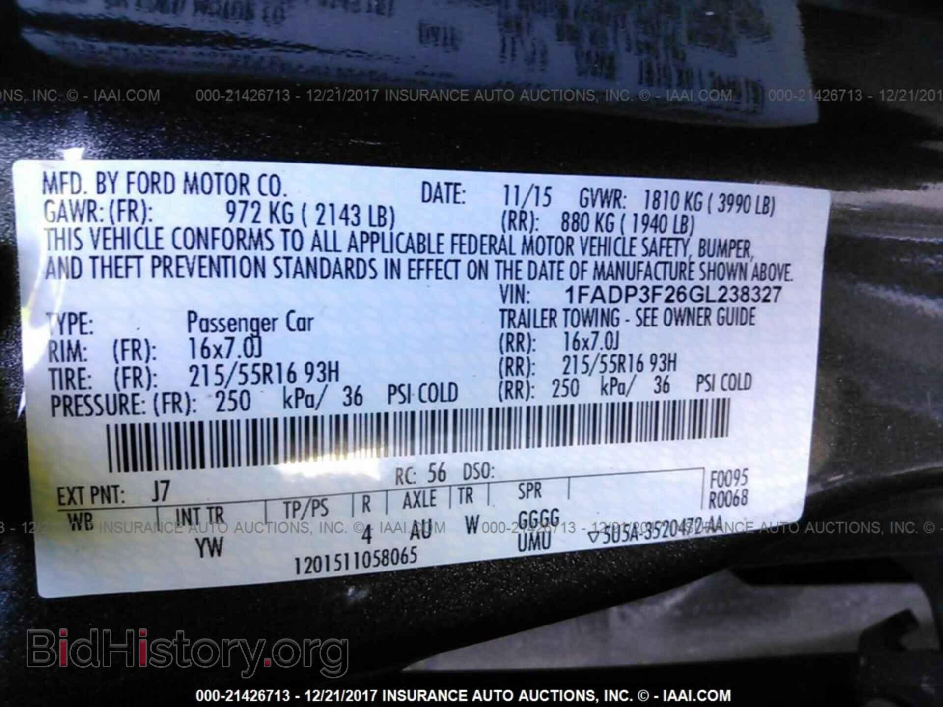 2016 Ford Focus - VIN: 1FADP3F26GL238327 - Photo 9