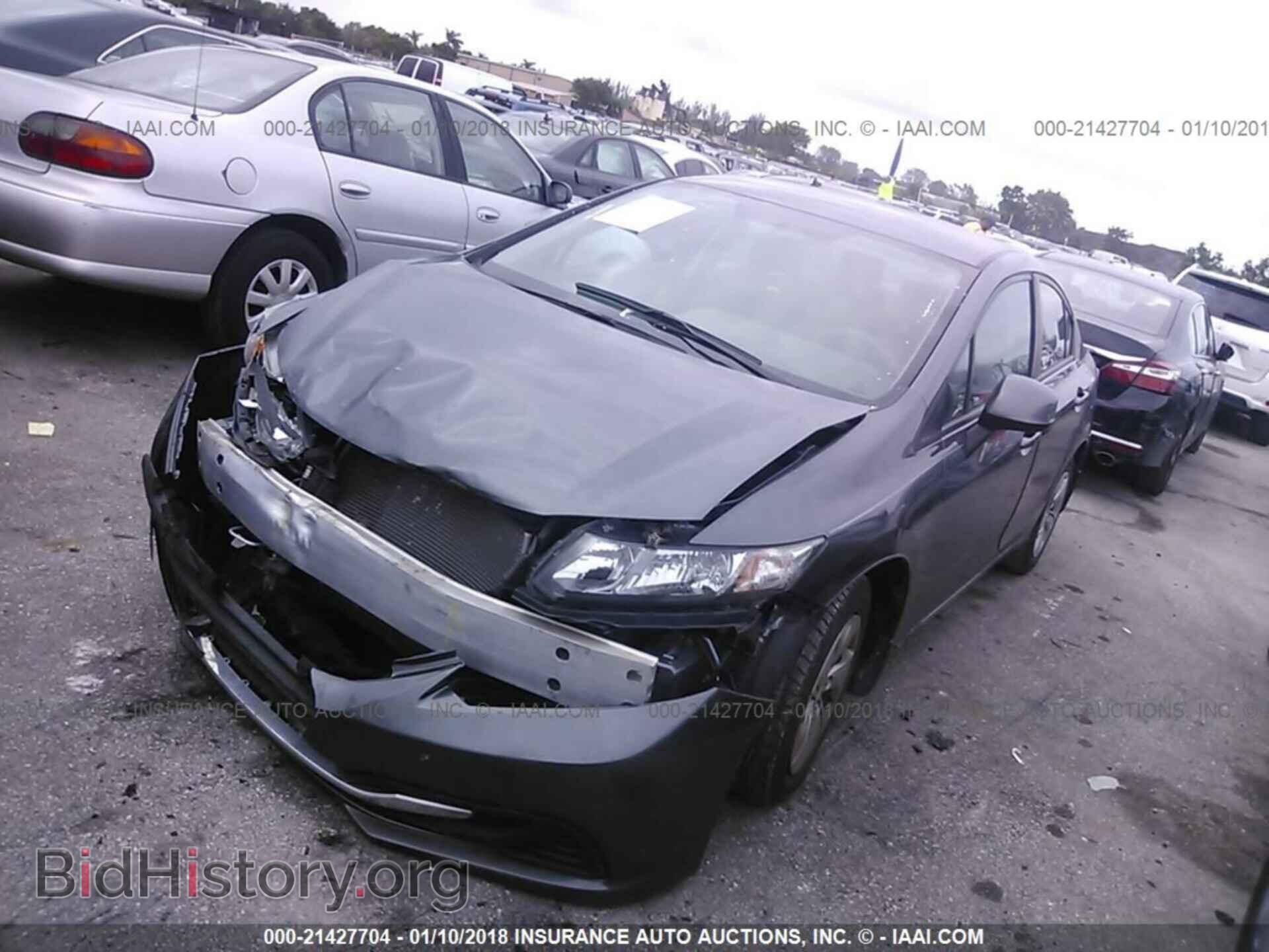2013 Honda Civic - VIN: 19XFB2F50DE079170 - Фото 2