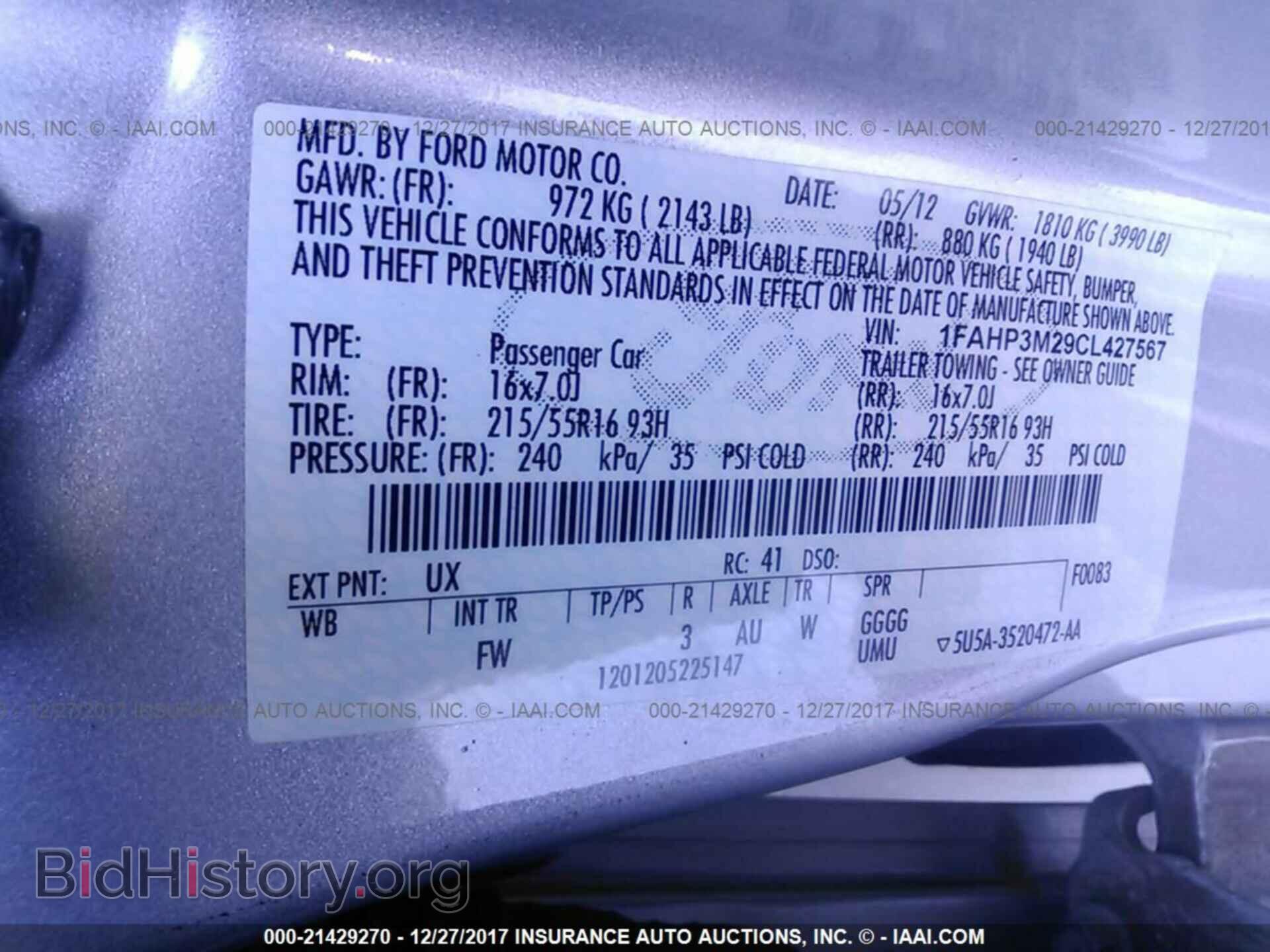 2012 Ford Focus - VIN: 1FAHP3M29CL427567 - Photo 9