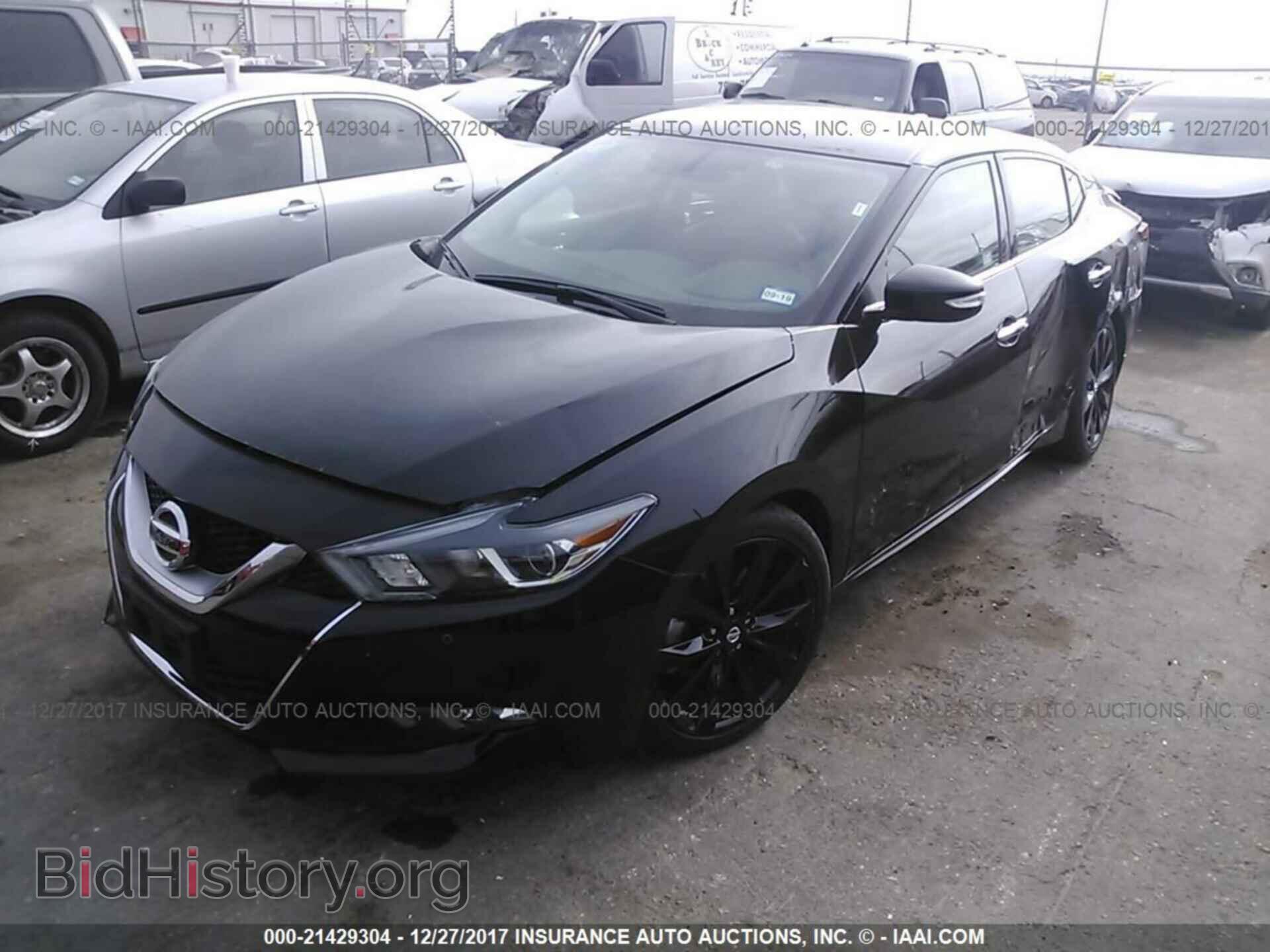 2017 Nissan Maxima - VIN: 1N4AA6AP4HC443493 - Фото 2