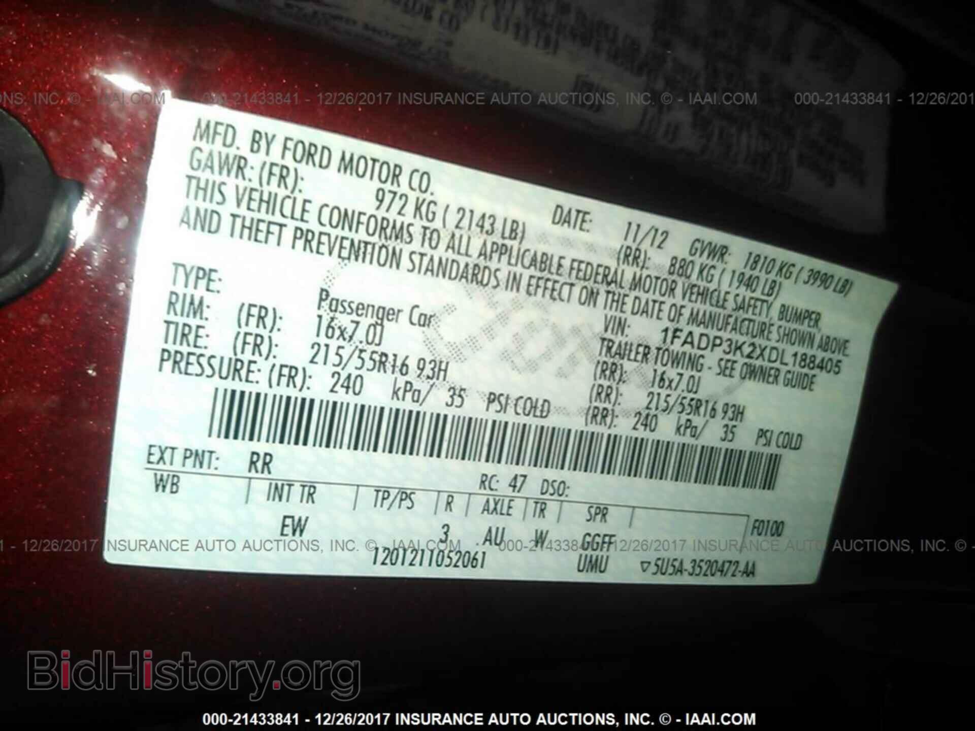 2013 Ford Focus - VIN: 1FADP3K2XDL188405 - Photo 9