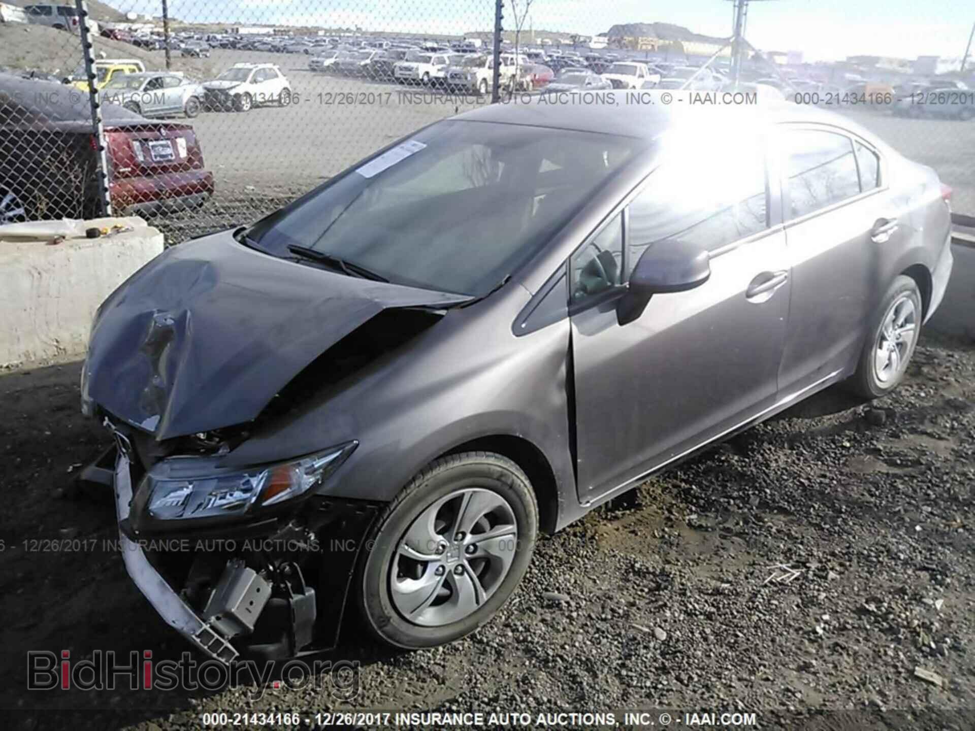 2013 Honda Civic - VIN: 2HGFB2F57DH593443 - Фото 2