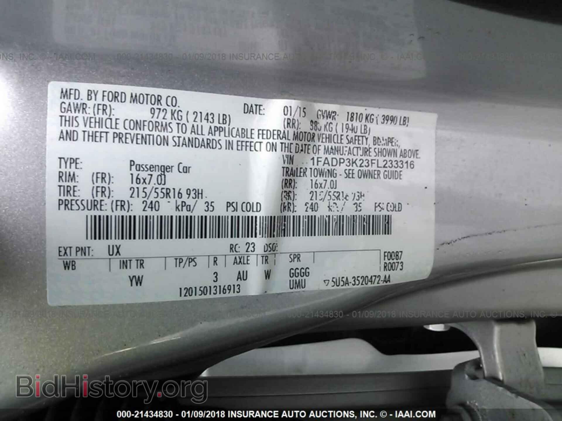 2015 Ford Focus - VIN: 1FADP3K23FL233316 - Photo 9
