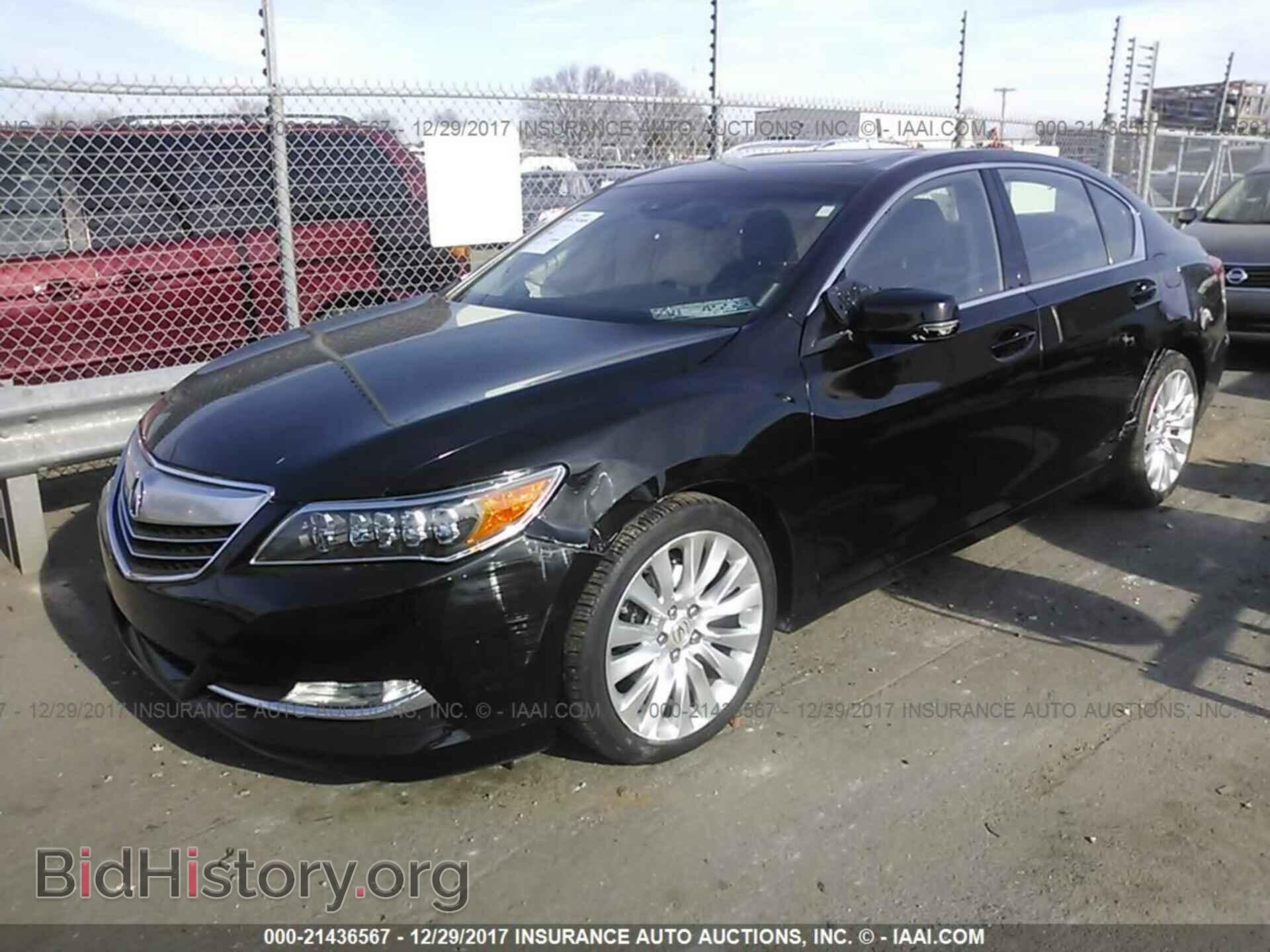 2015 Acura Rlx - VIN: JH4KC1F52FC000189 - Фото 2