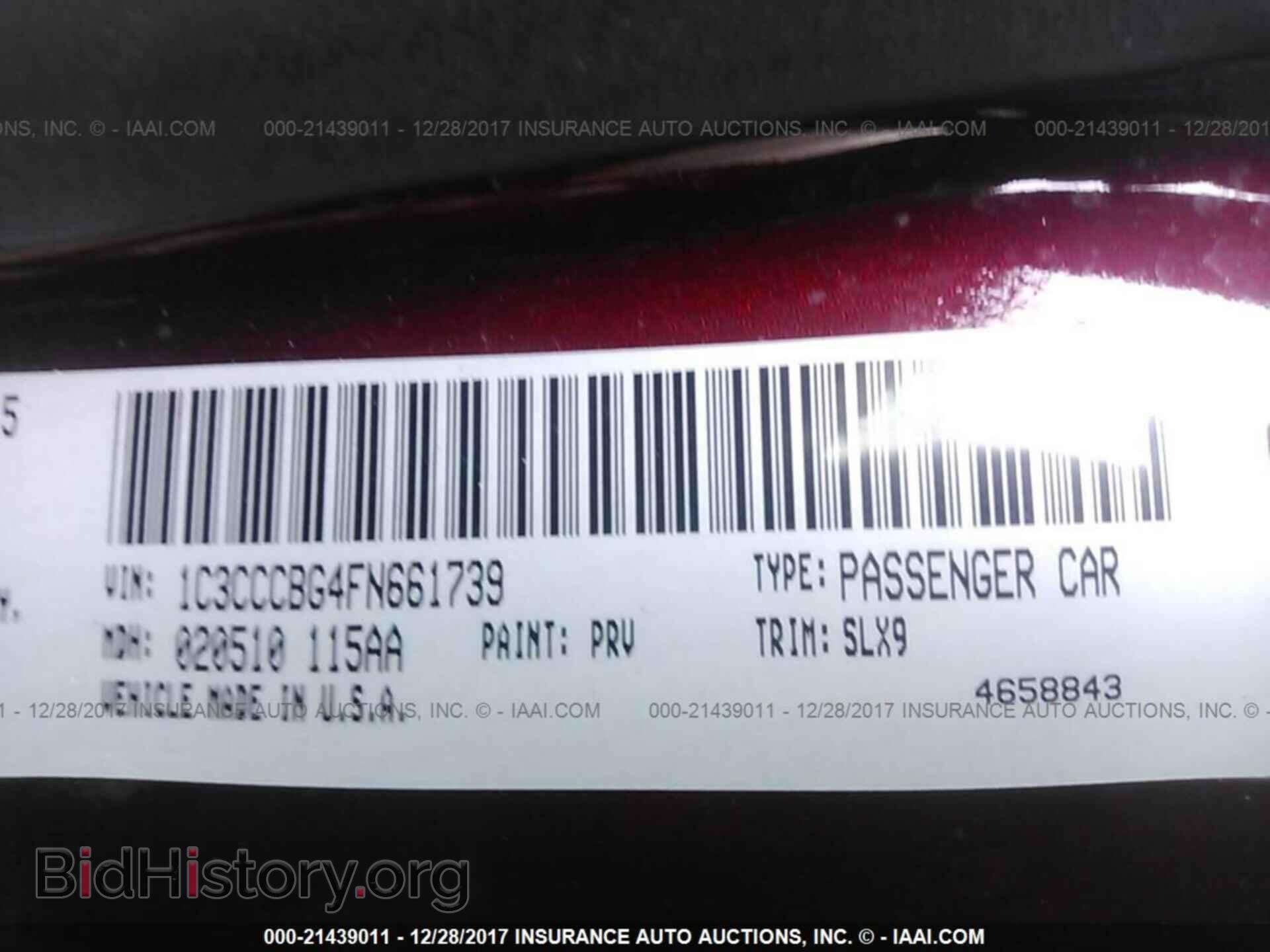 2015 Chrysler 200 - VIN: 1C3CCCBG4FN661739 - Photo 9