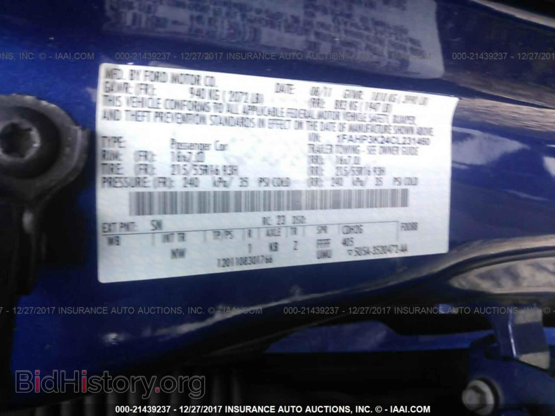 2012 Ford Focus - VIN: 1FAHP3K24CL231460 - Фото 9