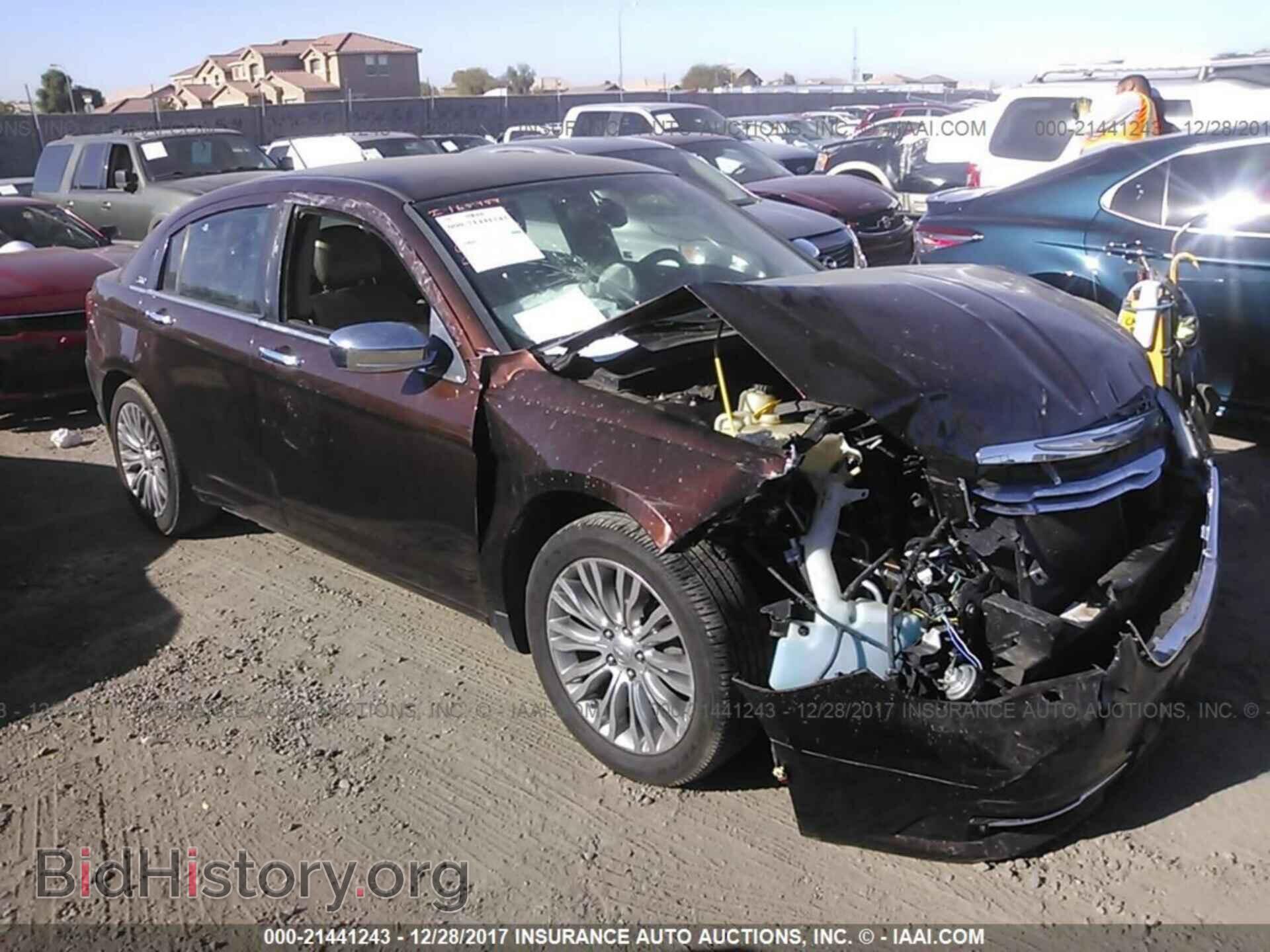 Фотография 1C3CCBCB9CN257828 - Chrysler 200 2012