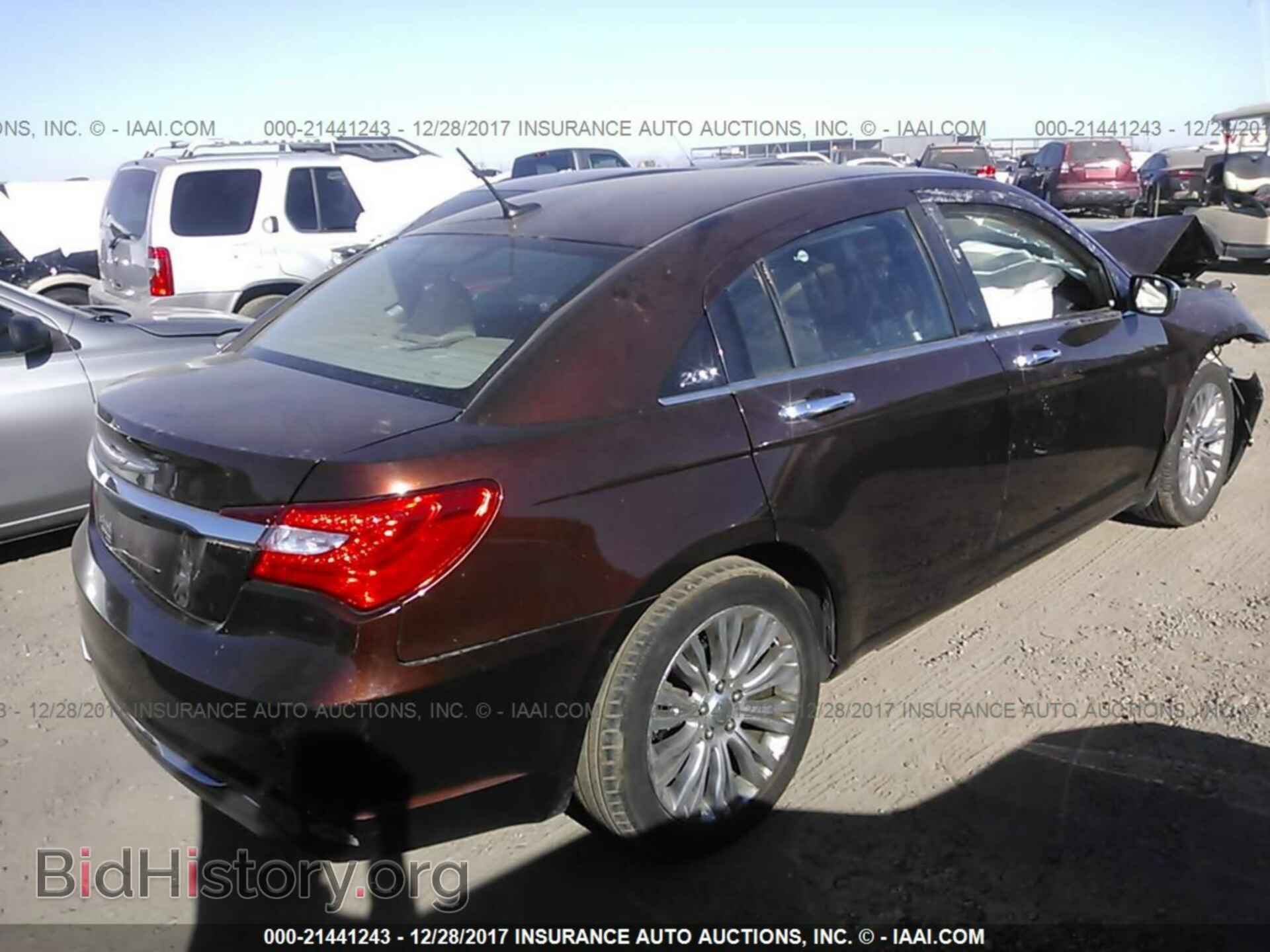 2012 Chrysler 200 - VIN: 1C3CCBCB9CN257828 - Фото 4