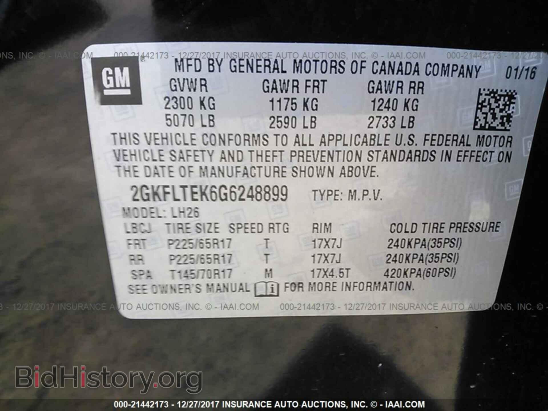 2016 Gmc Terrain - VIN: 2GKFLTEK6G6248899 - Photo 9