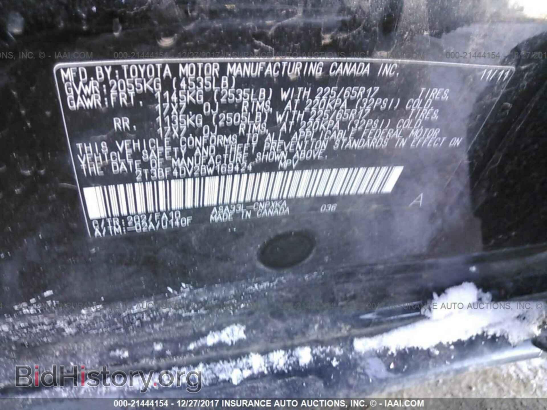 2011 Toyota Rav4 - VIN: 2T3BF4DV2BW169424 - Photo 9