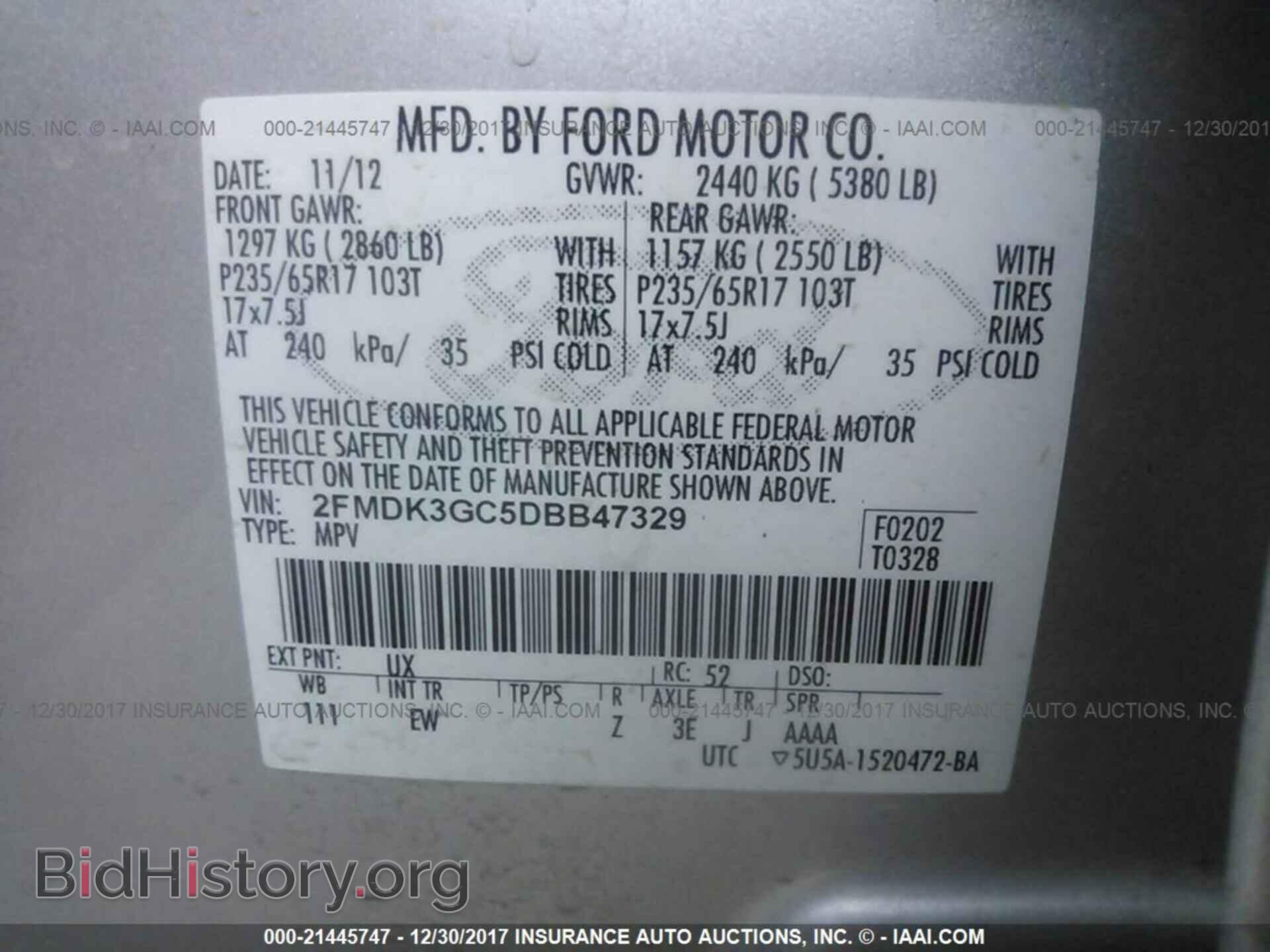 2013 Ford Edge - VIN: 2FMDK3GC5DBB47329 - Photo 9