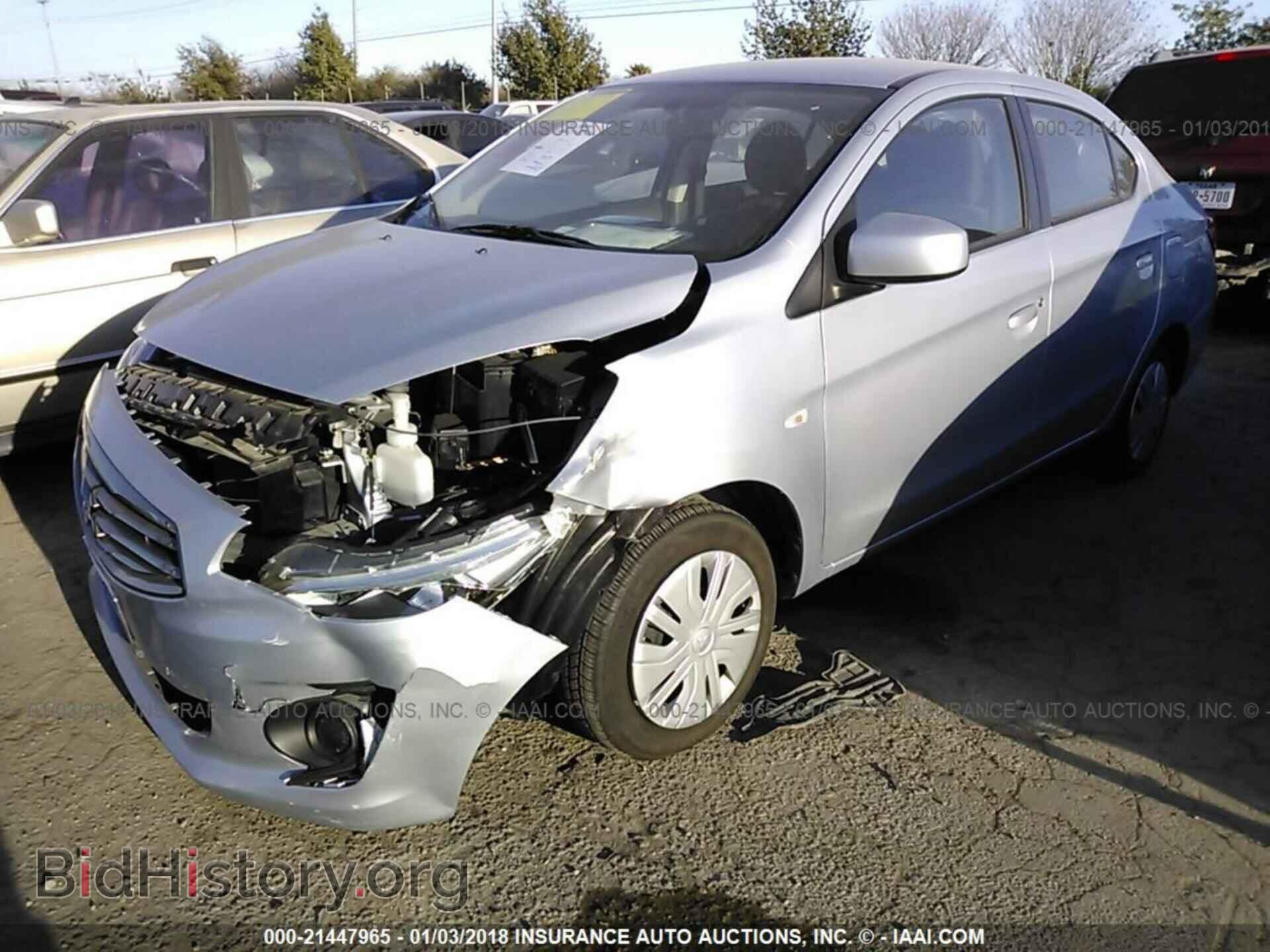 2017 Mitsubishi Mirage - VIN: ML32F3FJXHH004484 - Фото 2