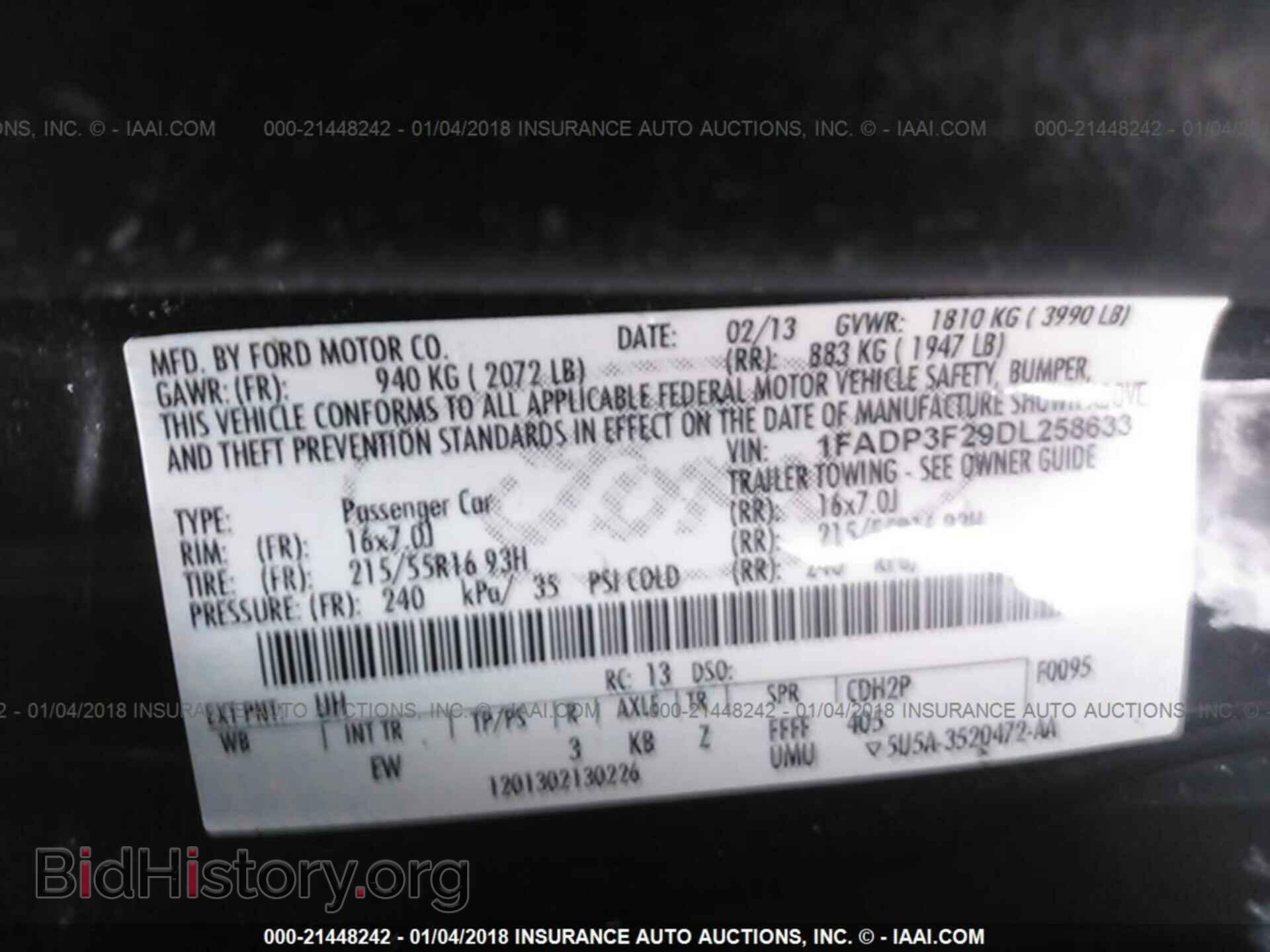 2013 Ford Focus - VIN: 1FADP3F29DL258633 - Photo 9